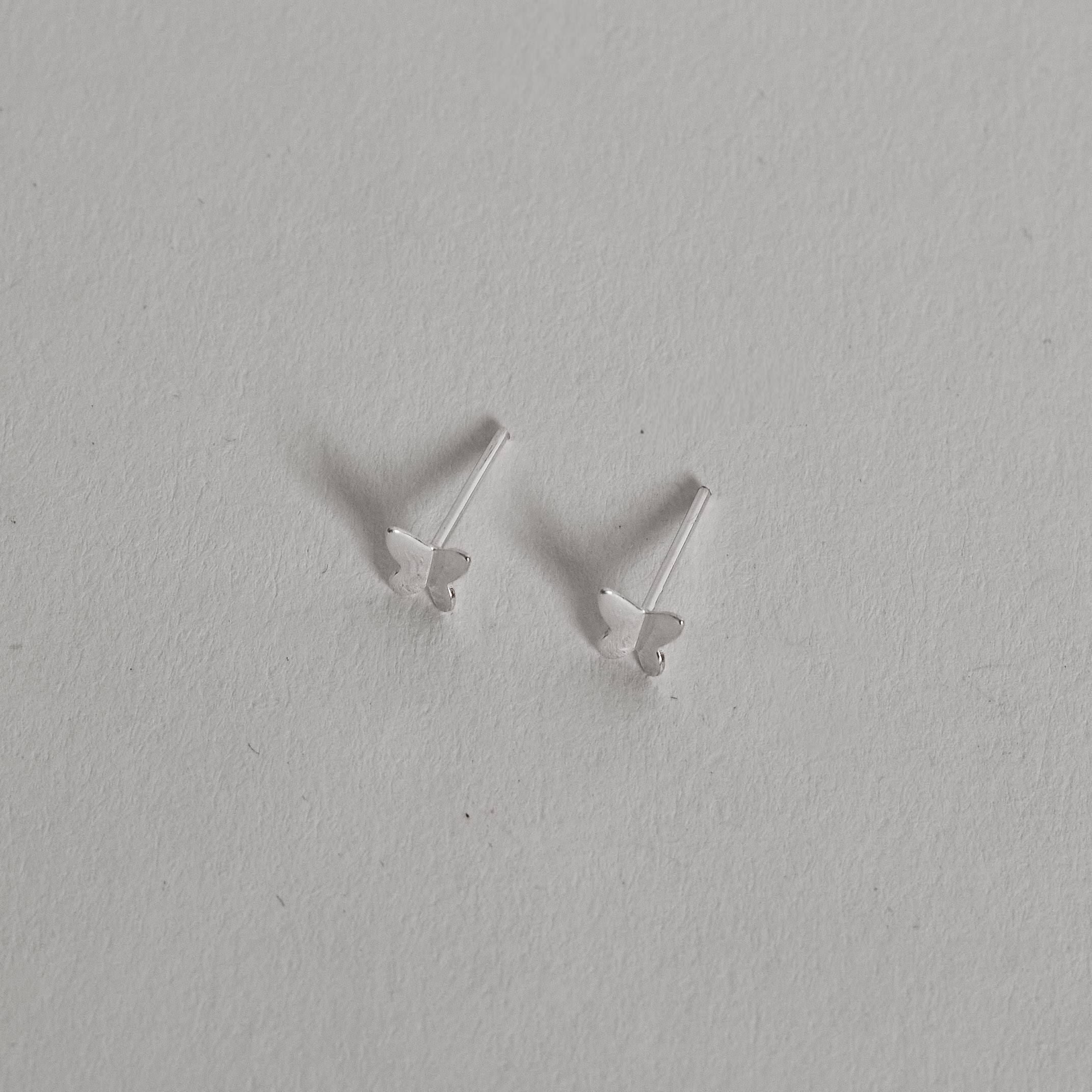 Imagem Secundária Brinco borboleta vinco 5mm