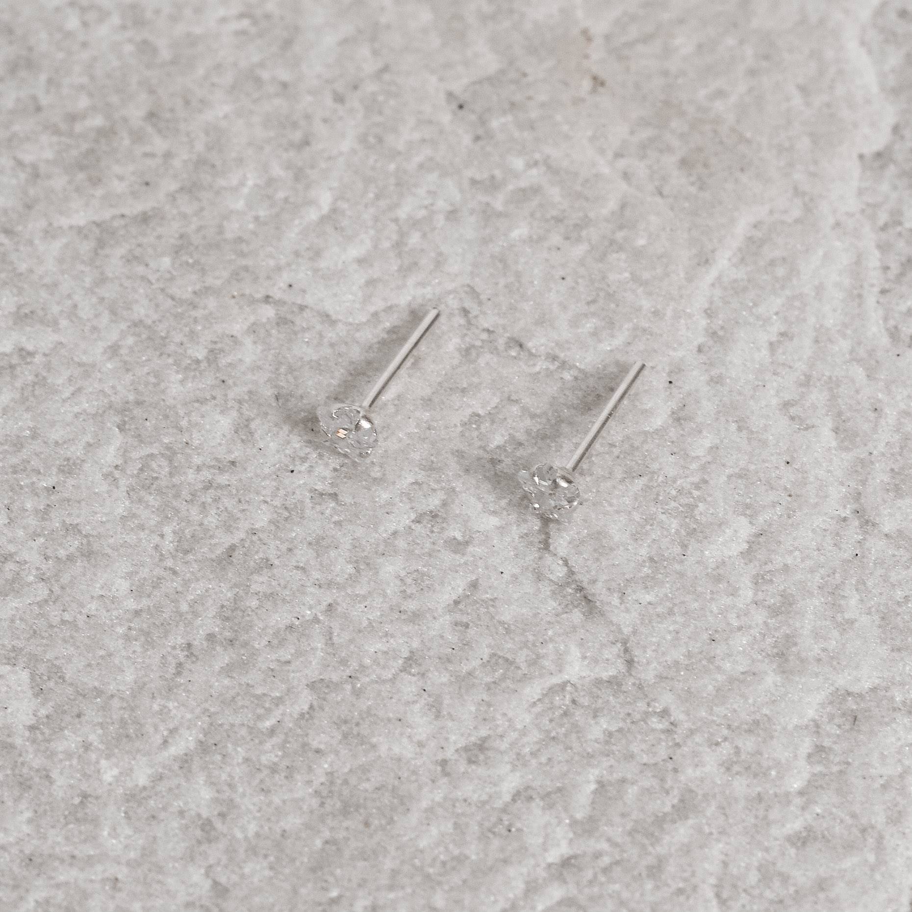 Imagem Secundária Brinco zircônia estrela 3mm