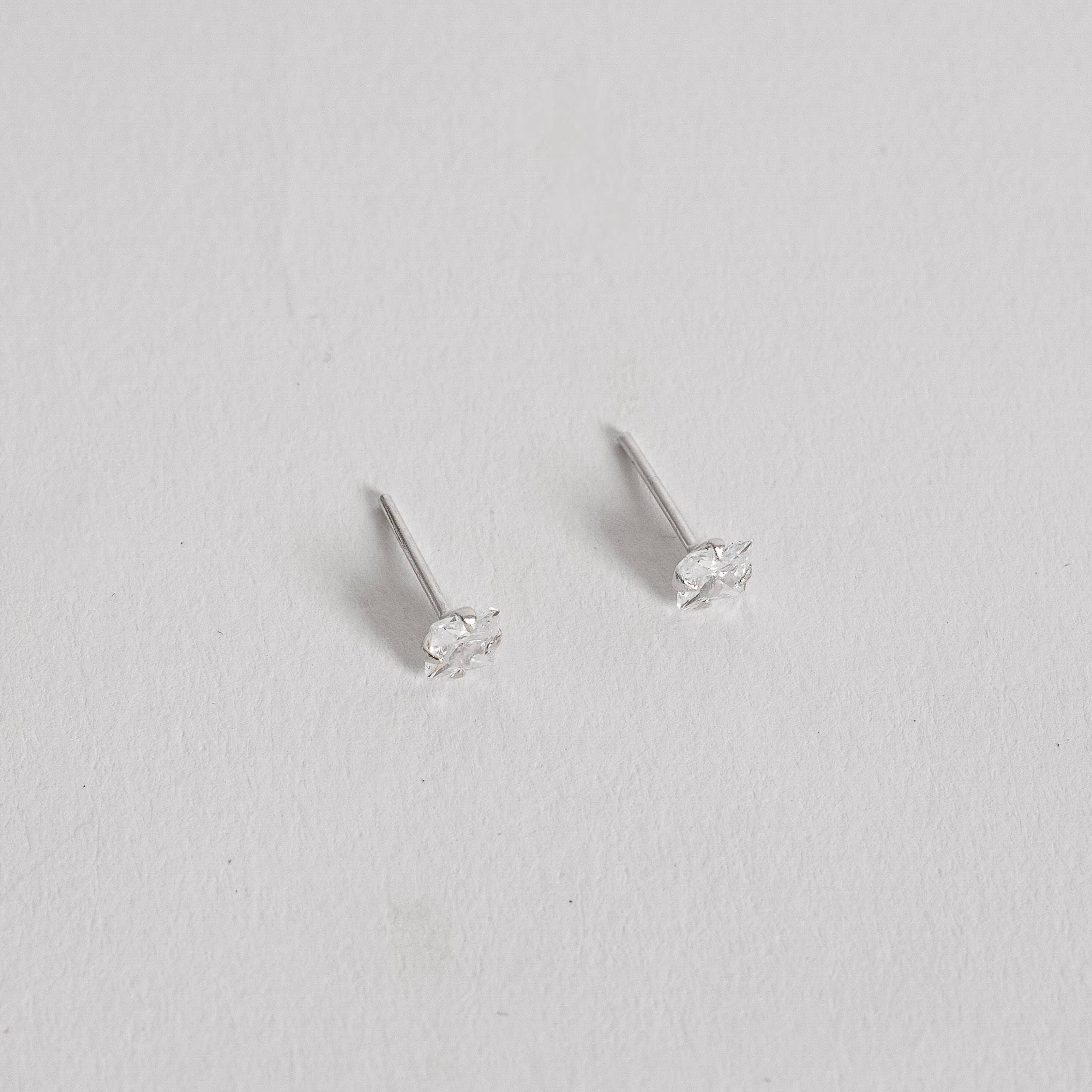 Imagem Brinco zircônia quadrada cristal 4mm