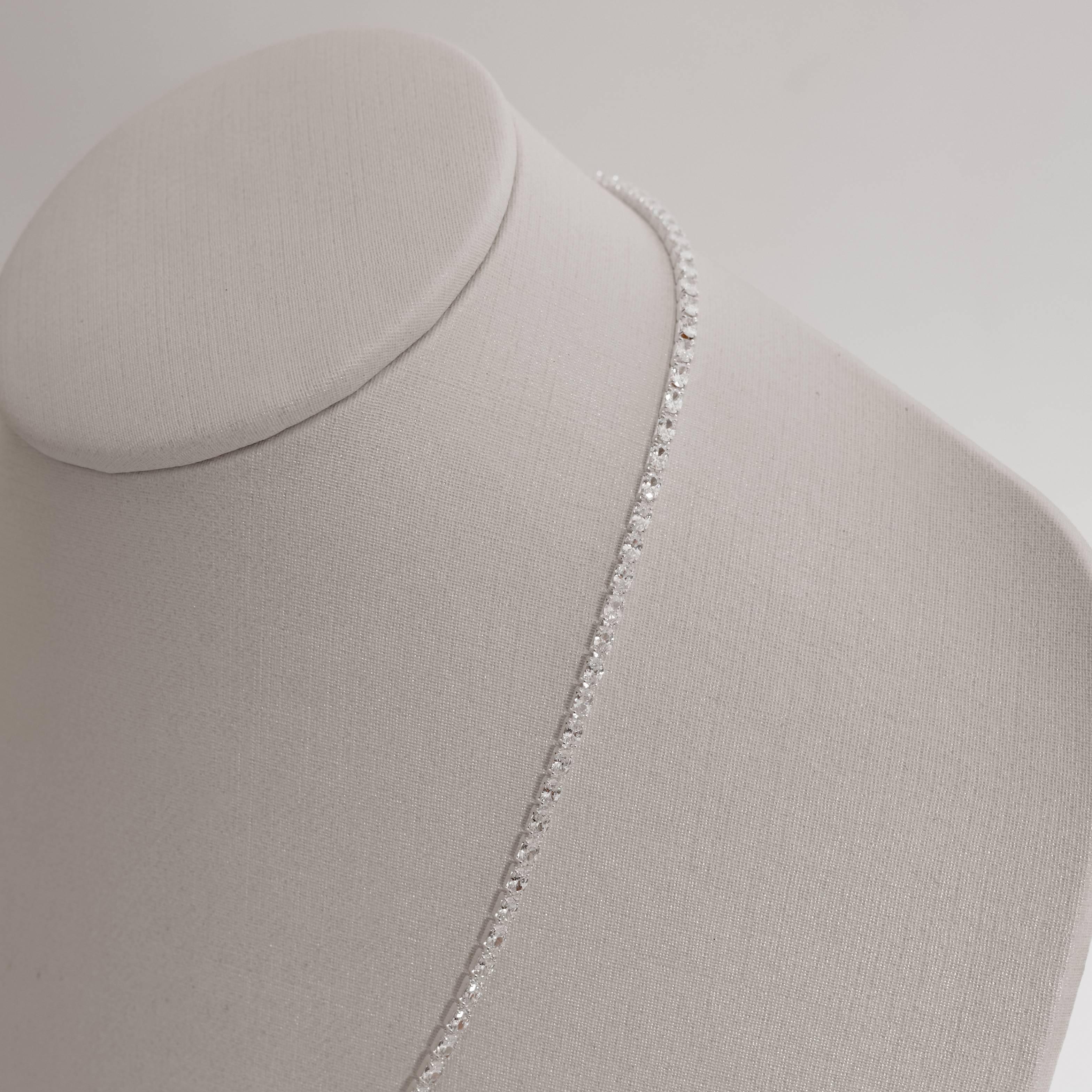 Imagem Secundária Colar Riviera zircônias ovais 2.1 40+5cm