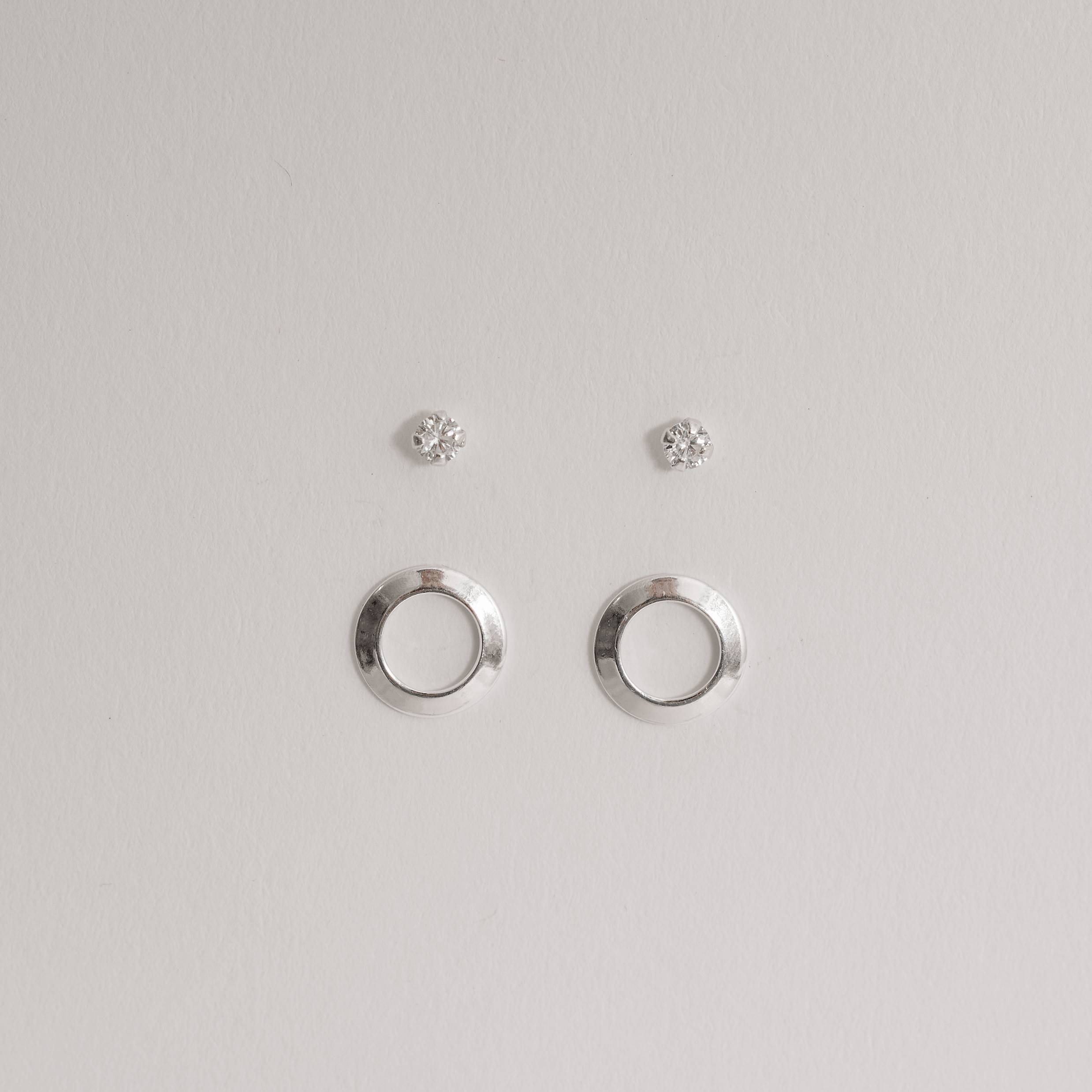 Dupla zircônia 3mm e círculo vazado 10mm