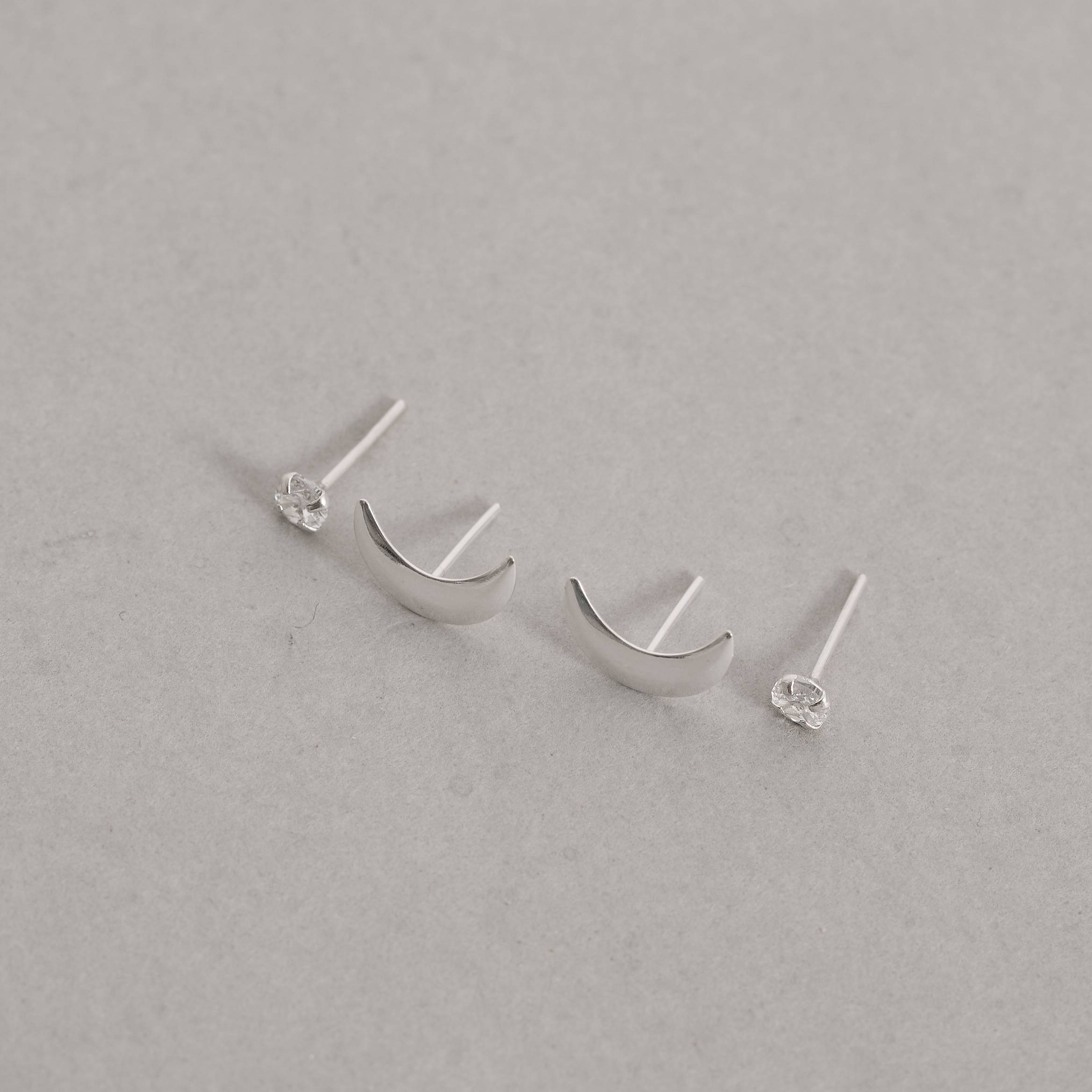 Imagem Secundária Dupla zircônia redonda 4mm e lua 12mm