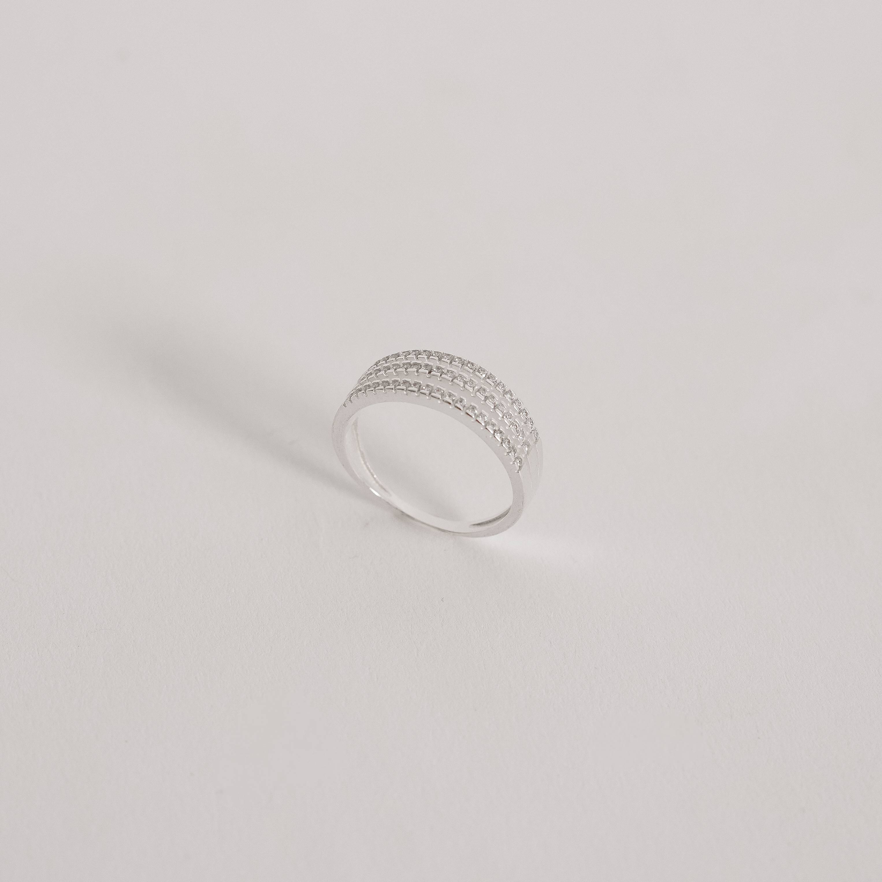 Imagem Secundária Anel fio triplo meia aliança