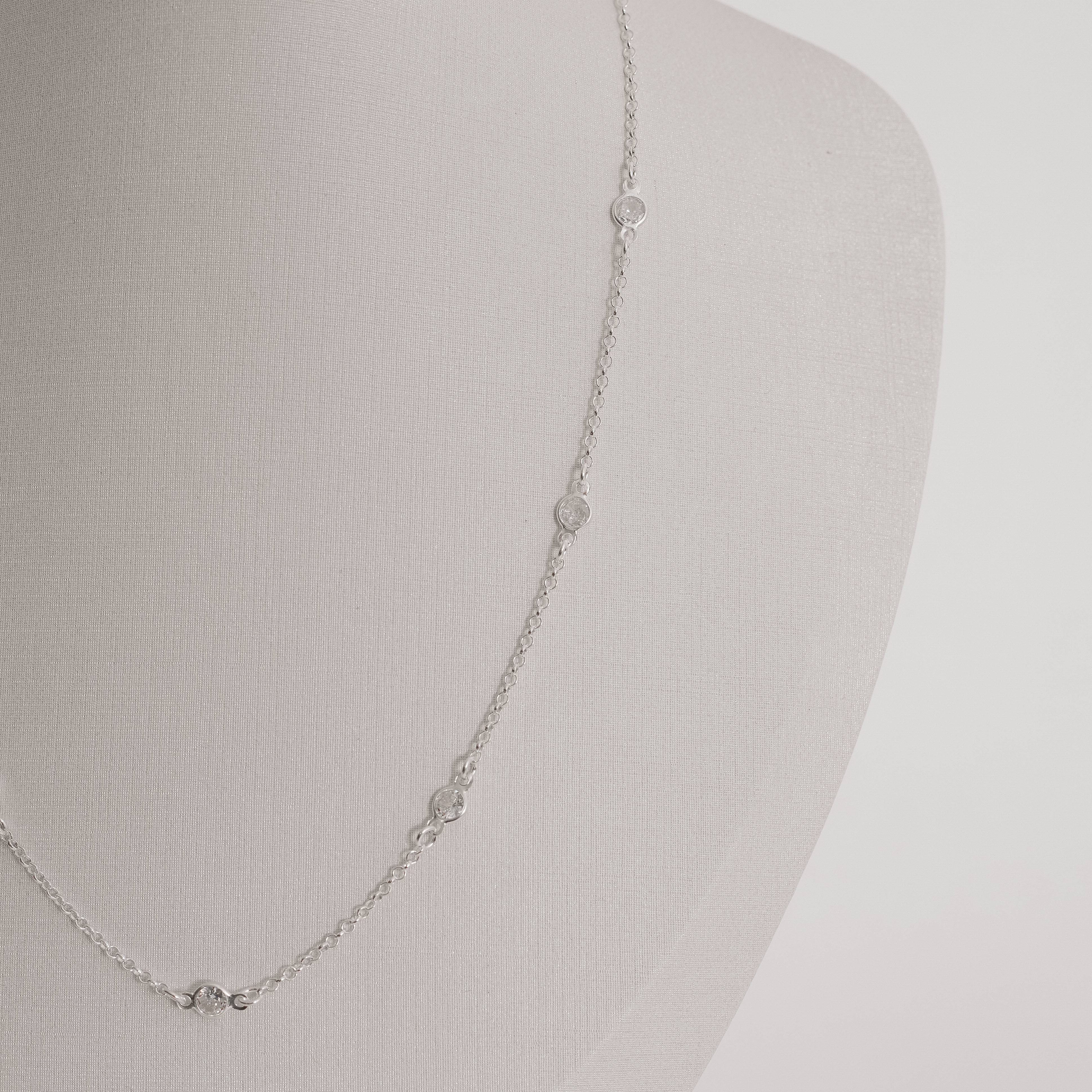 Imagem Secundária Colar tiff zircônias 5mm 50cm