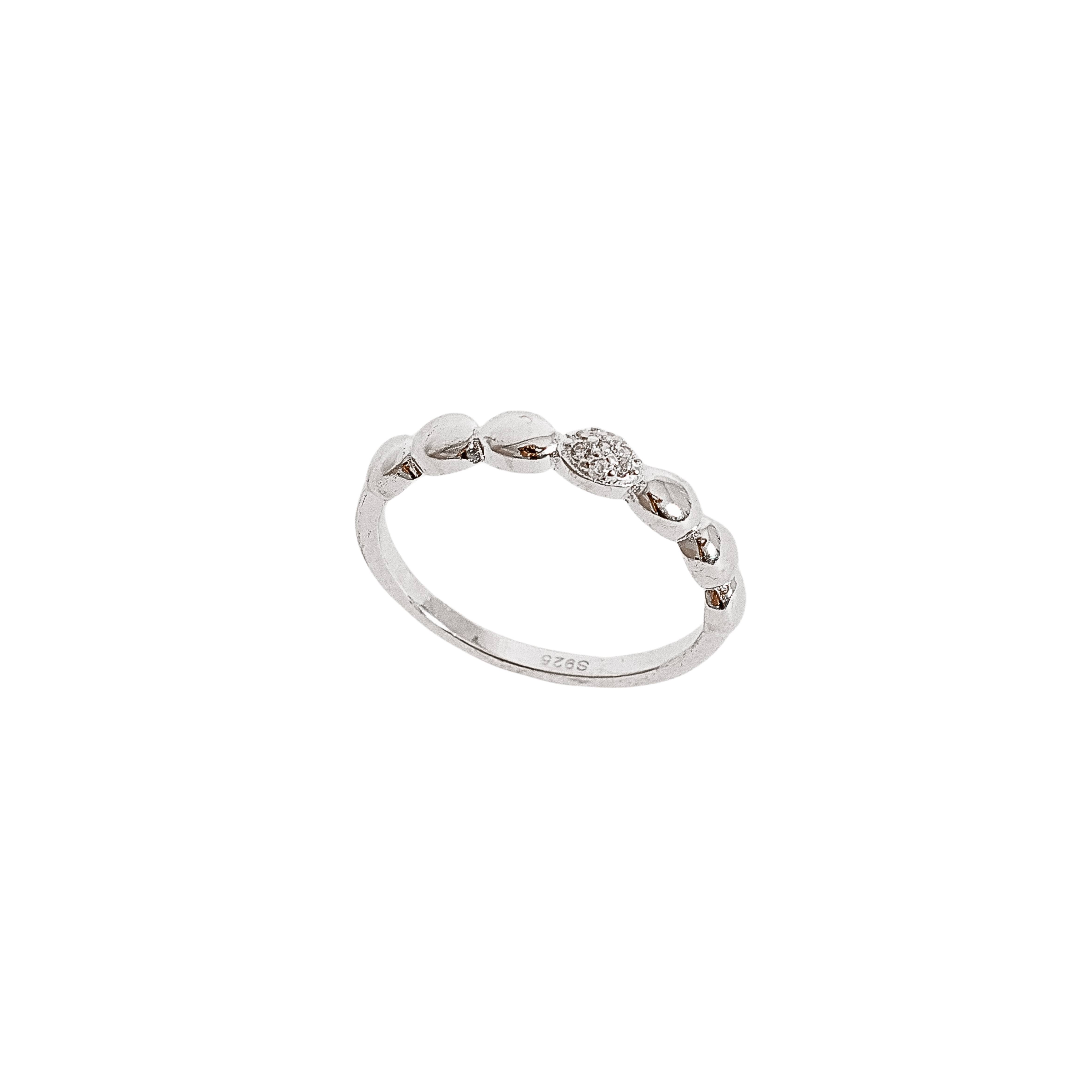 Imagem Anel gomos com cravejado