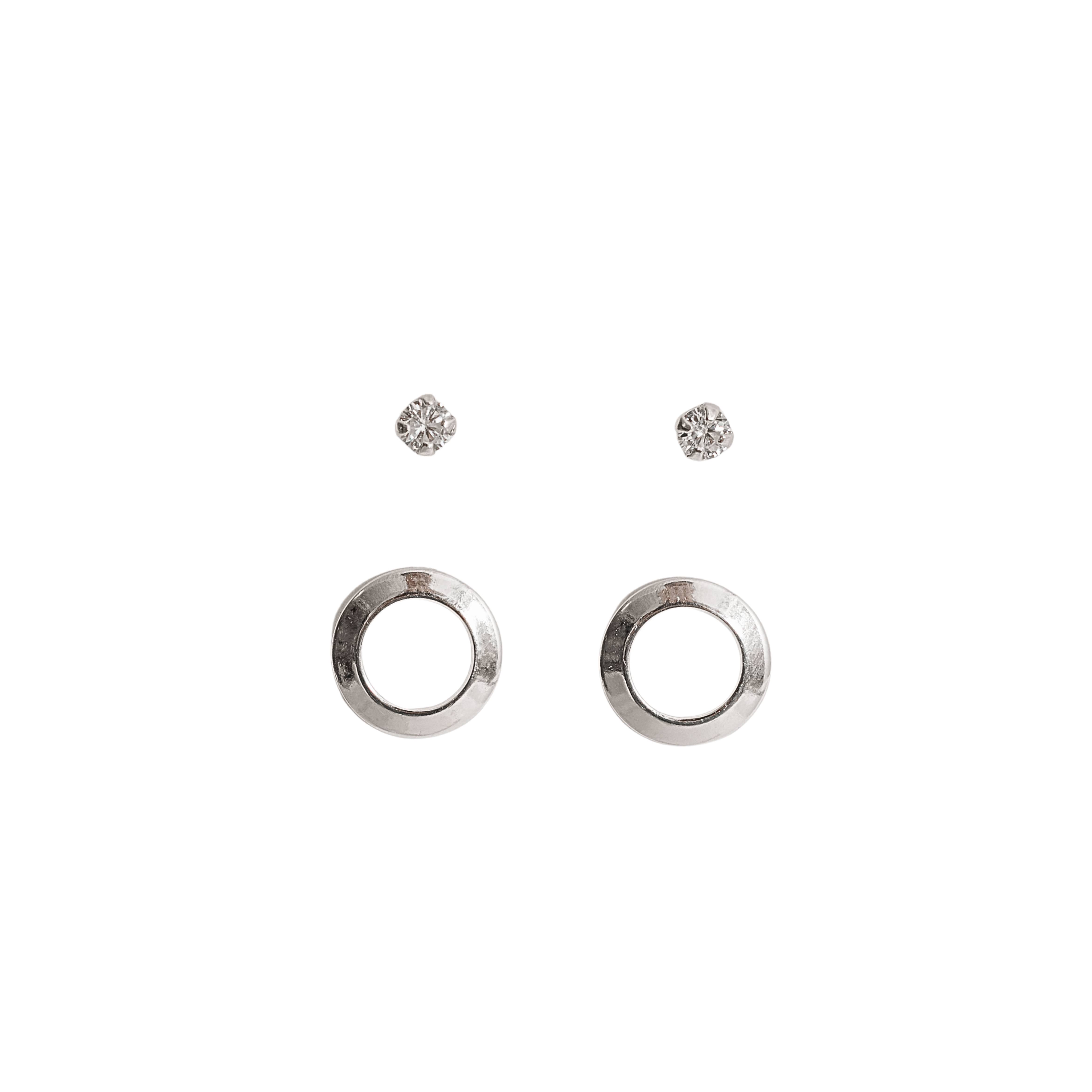 Dupla zircônia 3mm e círculo vazado 10mm