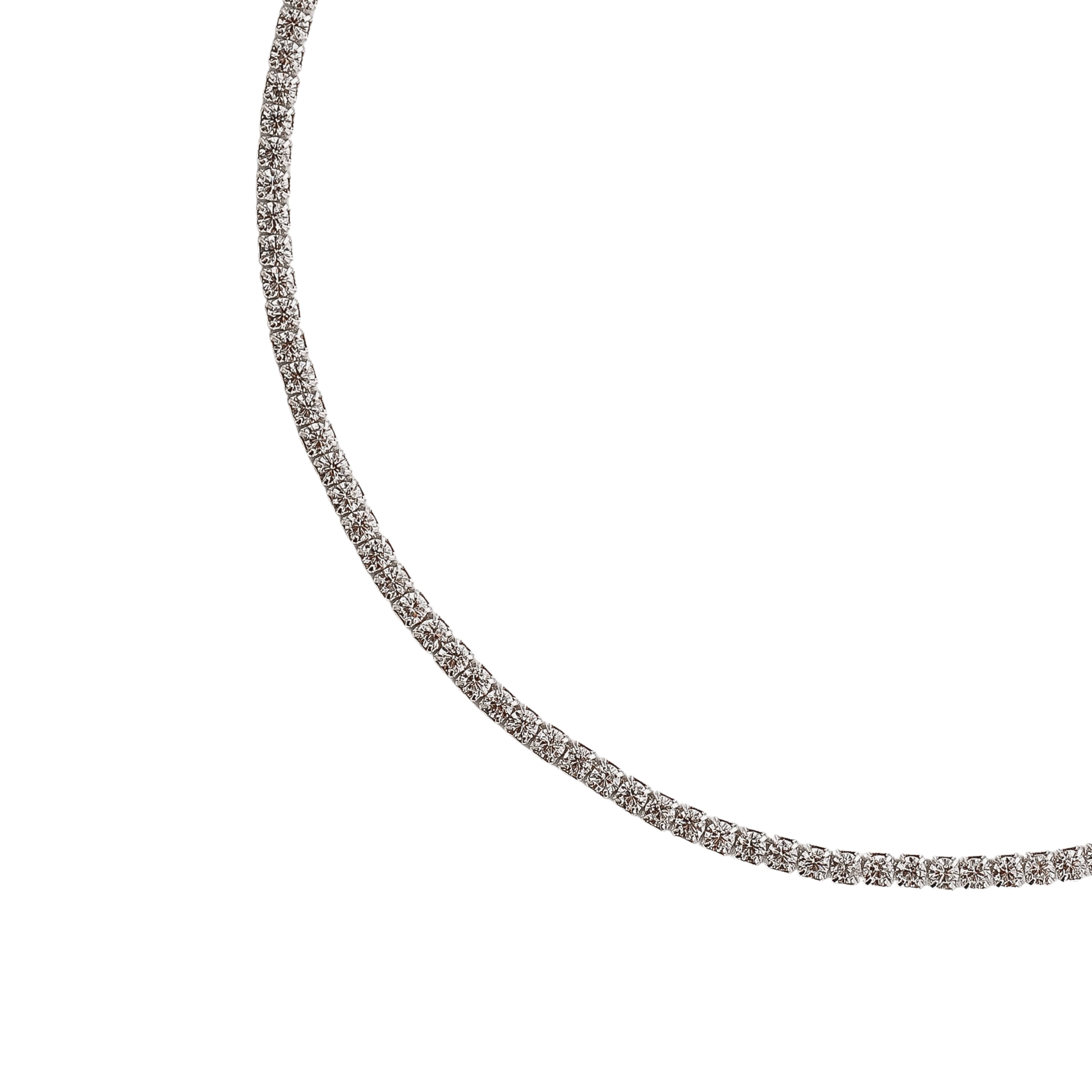 Imagem Colar Riviera 2mm corrente cadeado 40+5cm