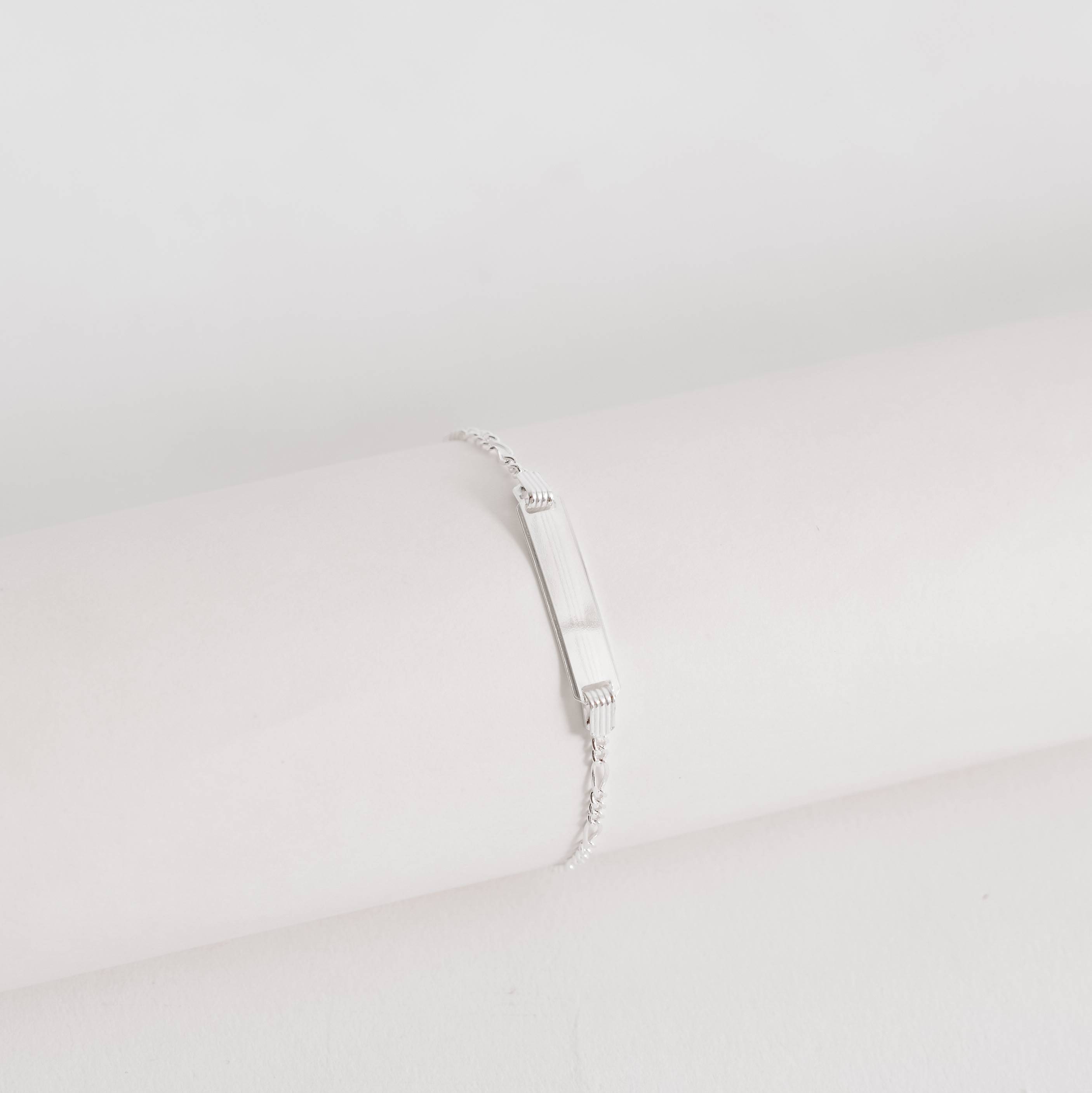 Pulseira infantil 3x1 com placa 14cm