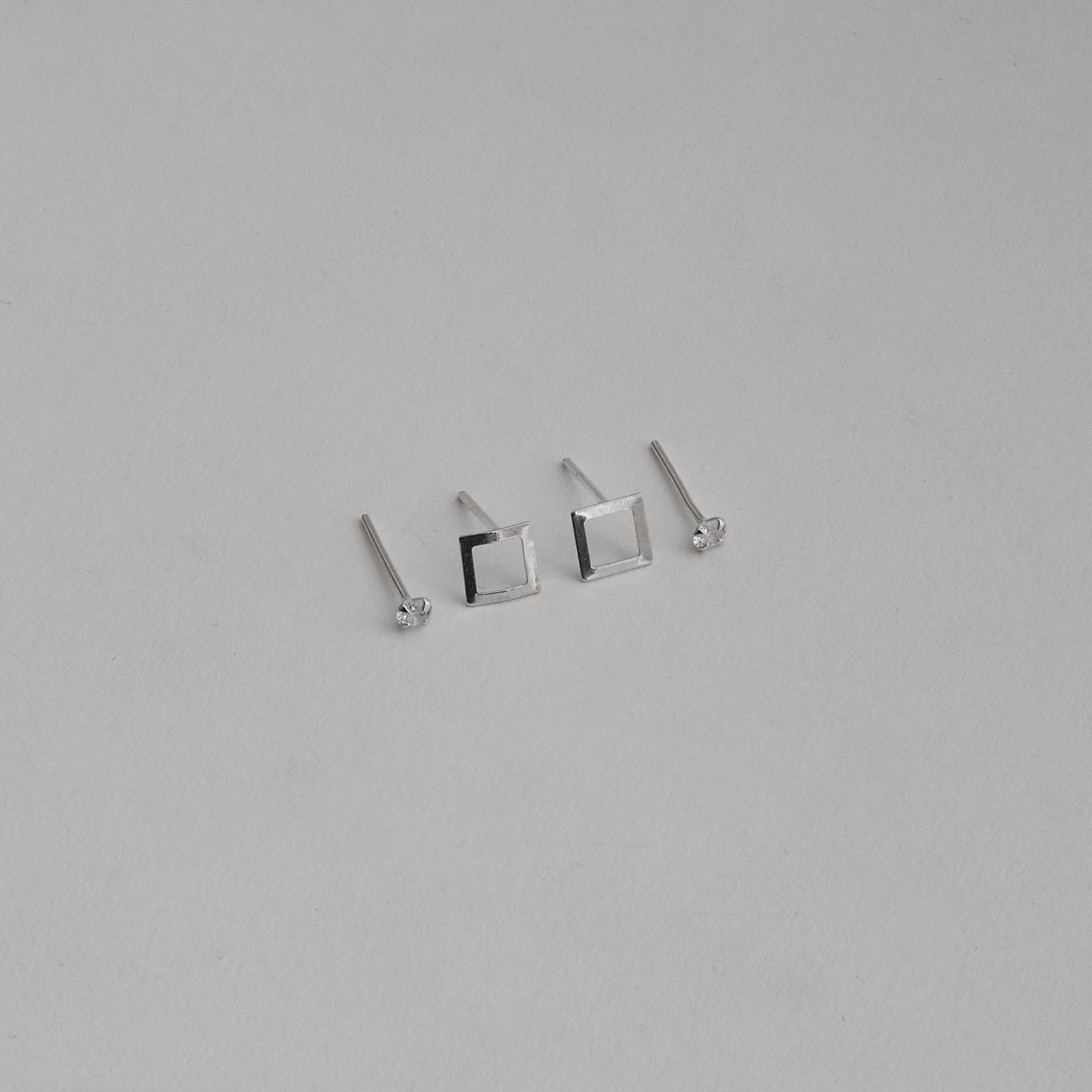 Dupla zircônia 3mm e quadrado vazado 6mm