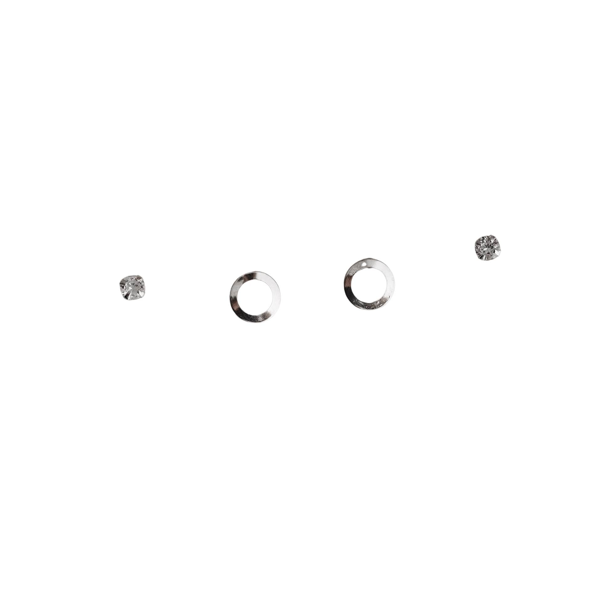 Dupla zircônia 3mm e círculo vazado 6mm