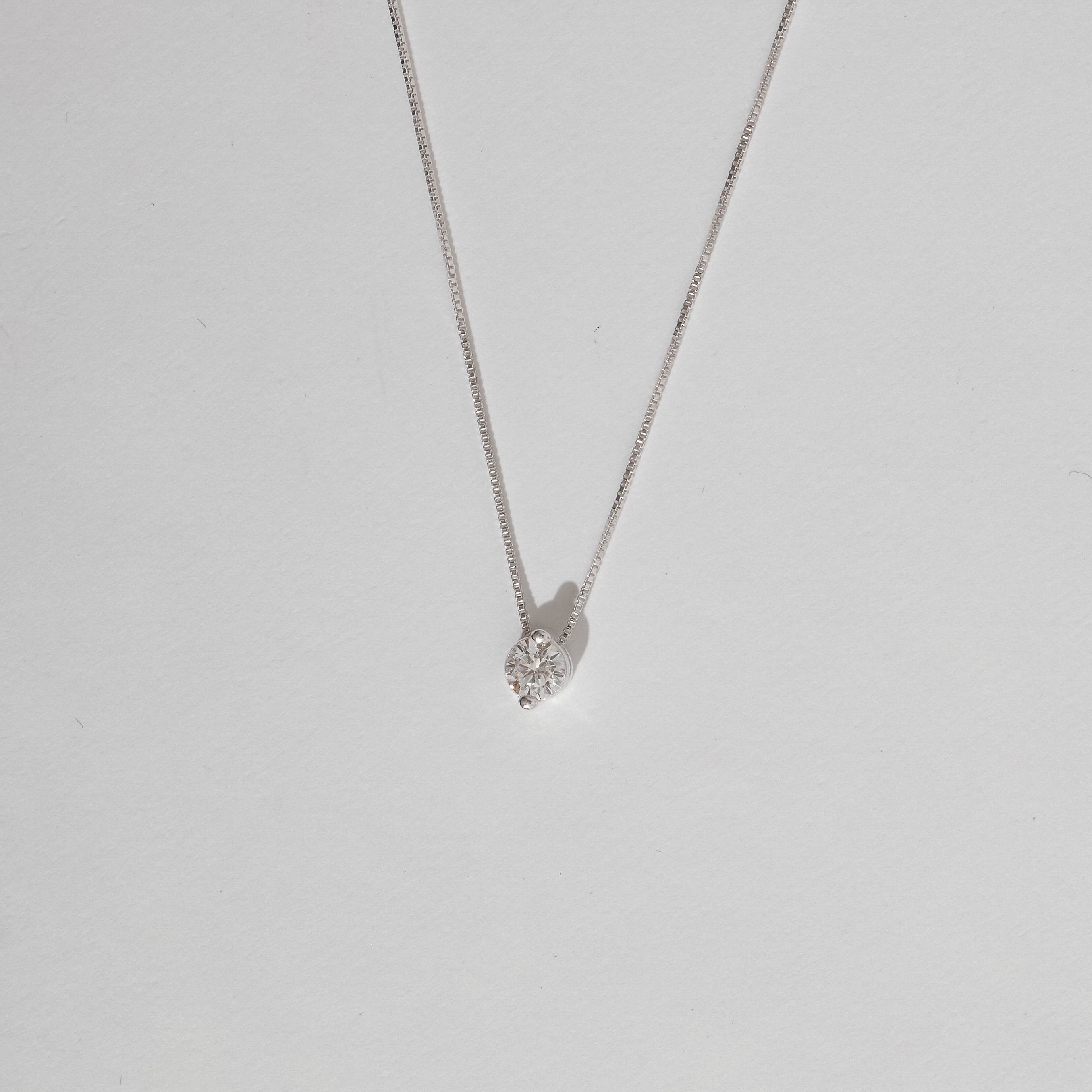 Imagem Colar zircônia redonda caixa alta 5mm 40cm