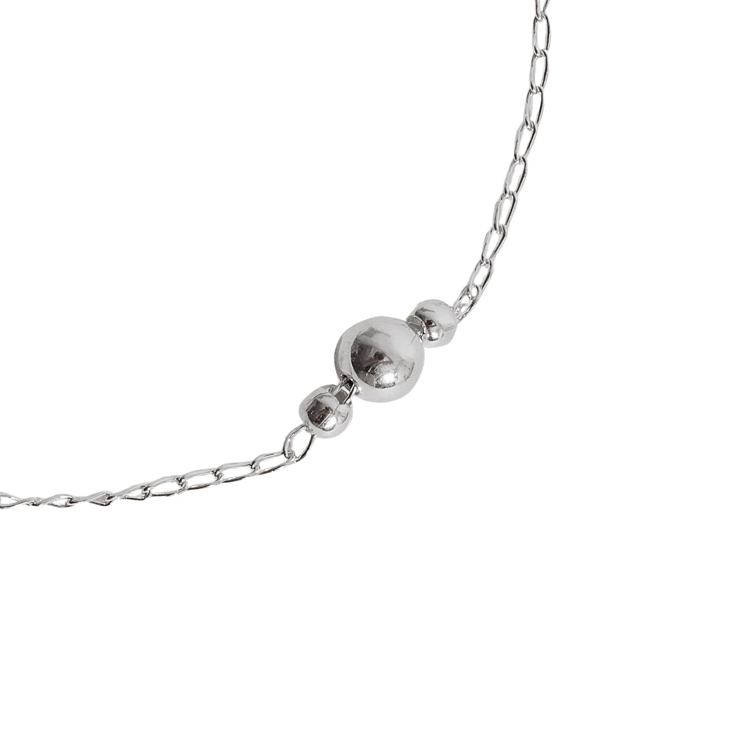 Imagem Pulseira entremeio bolas 4 e 7mm