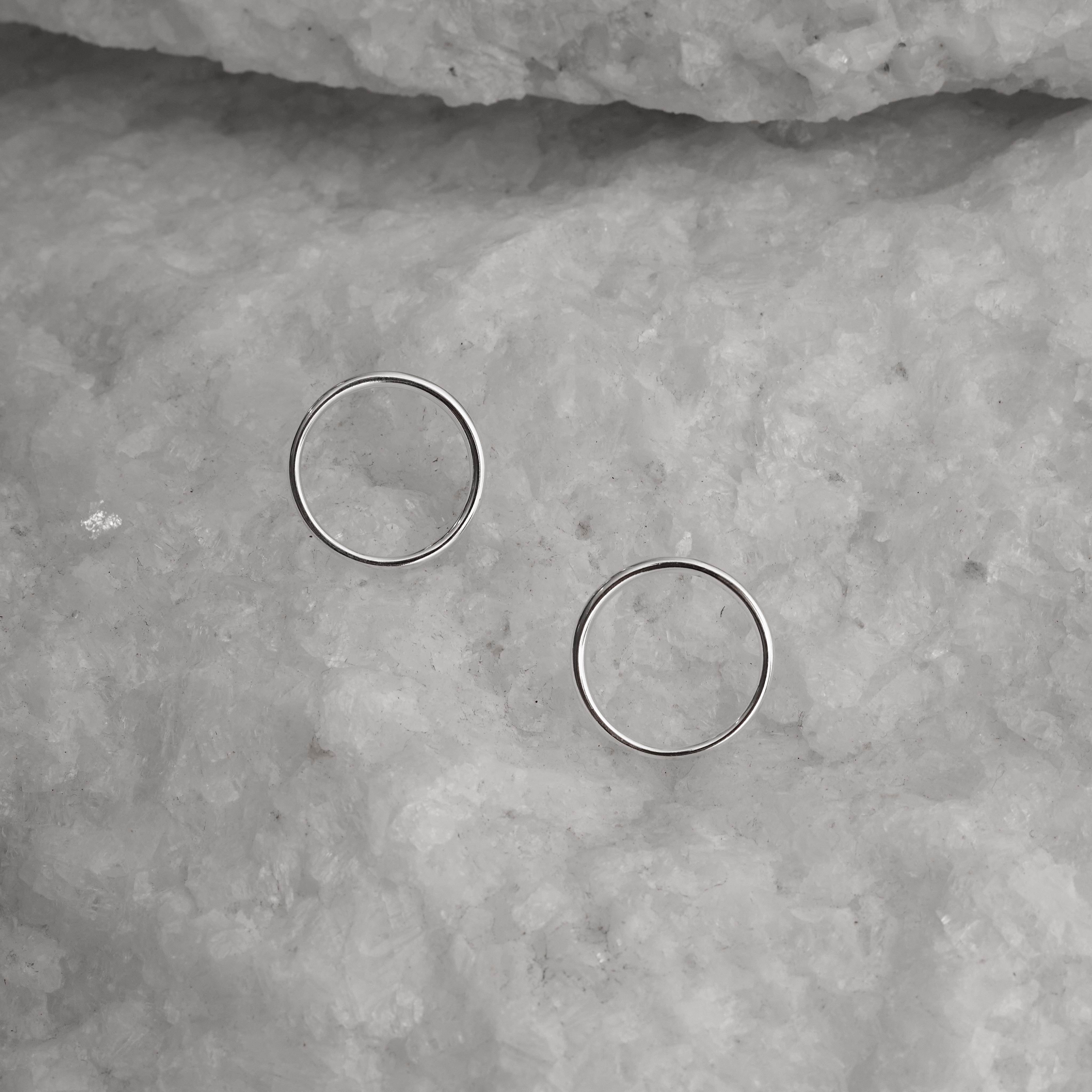 Imagem Secundária Brinco círculo vazado 20mm