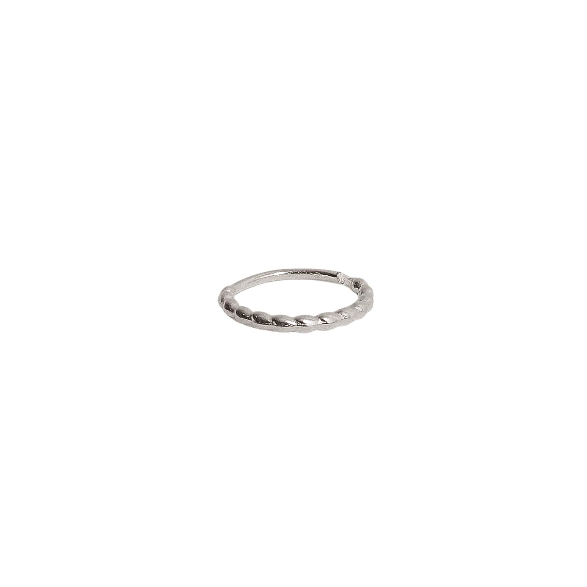 Piercing nariz argola azeitonas 9mm