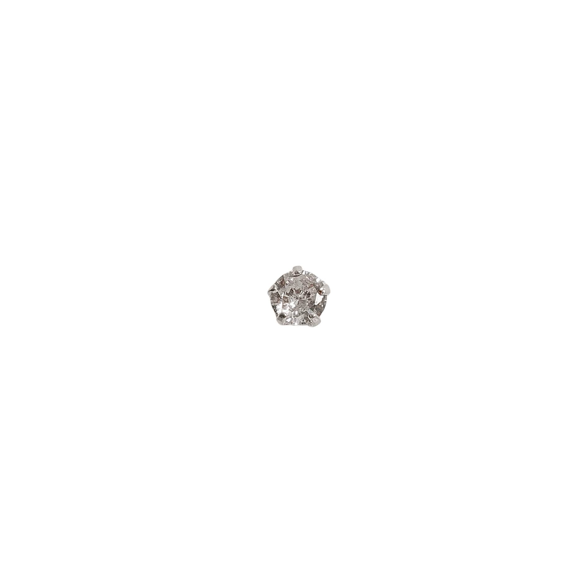 Piercing haste zircônia redonda 4mm
