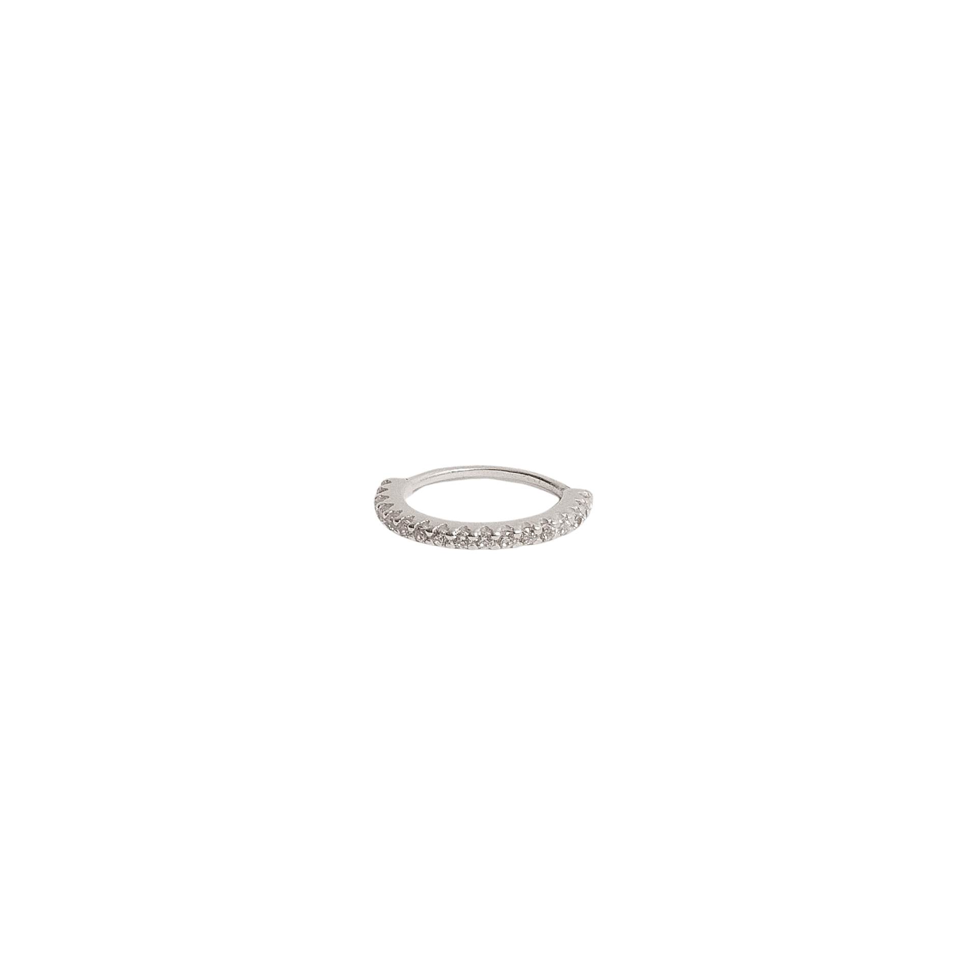 Piercing nariz argola cravejada 10mm