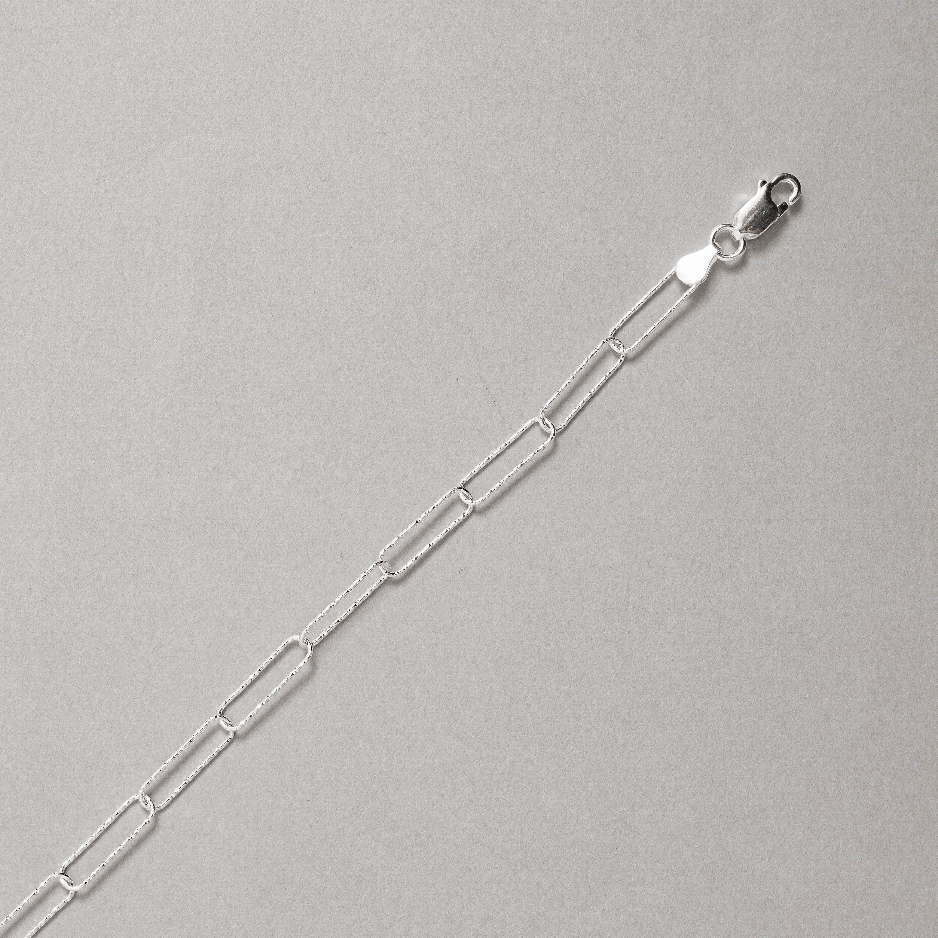 Imagem Secundária Corrente elo longo facetado 4.0 45cm