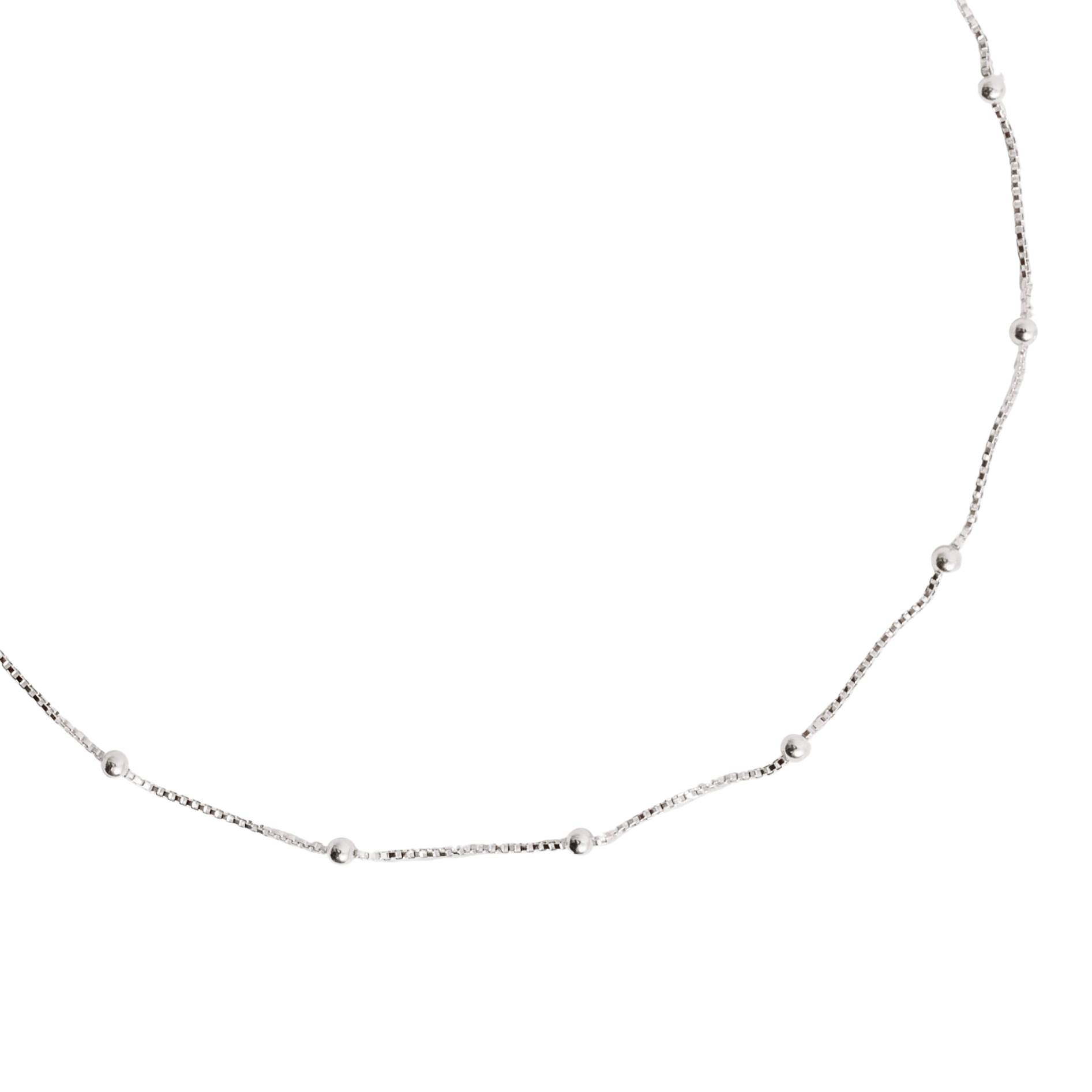 Pulseira veneziana v12 com bolas 2mm 19cm