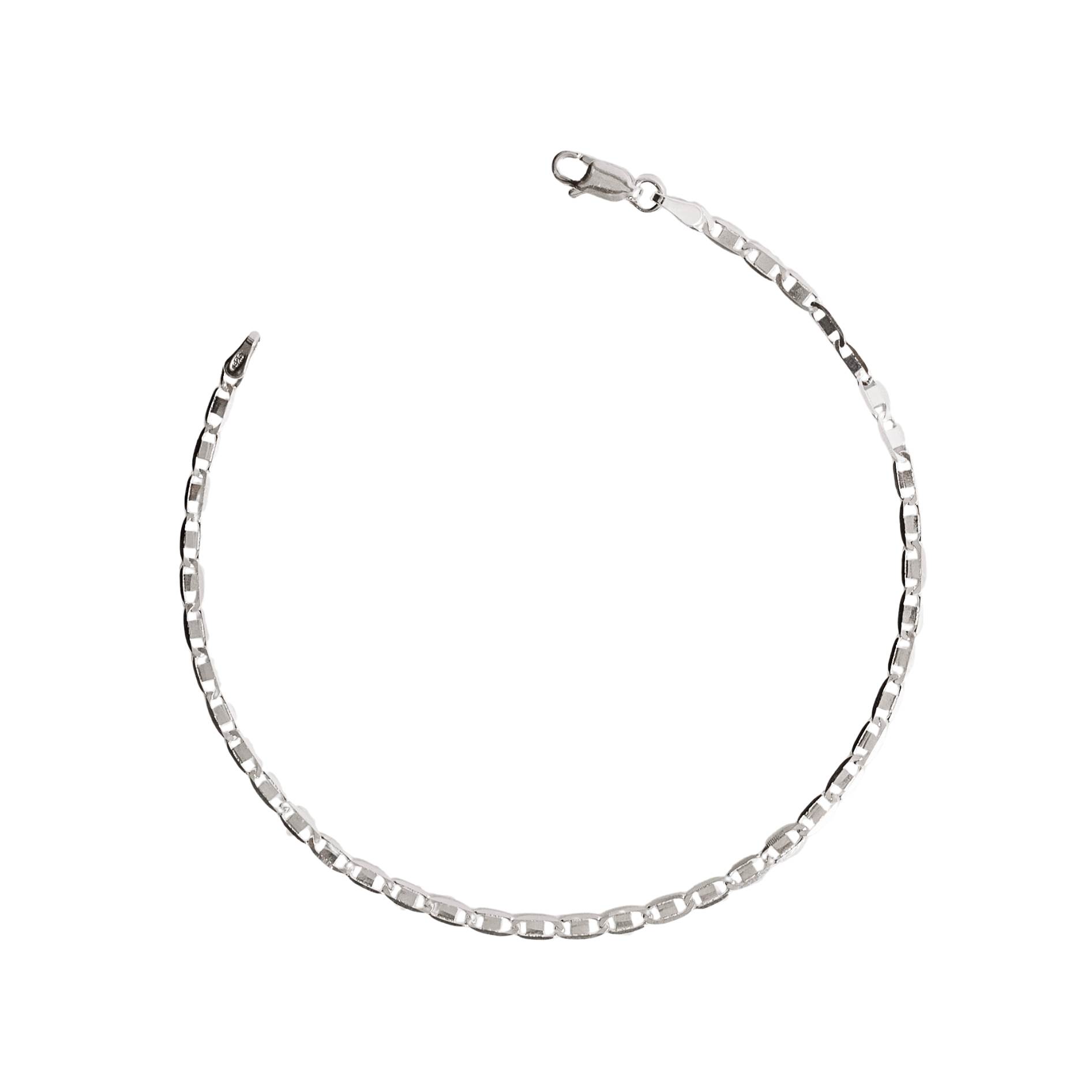 Pulseira corrente piastrine 2.6 21cm