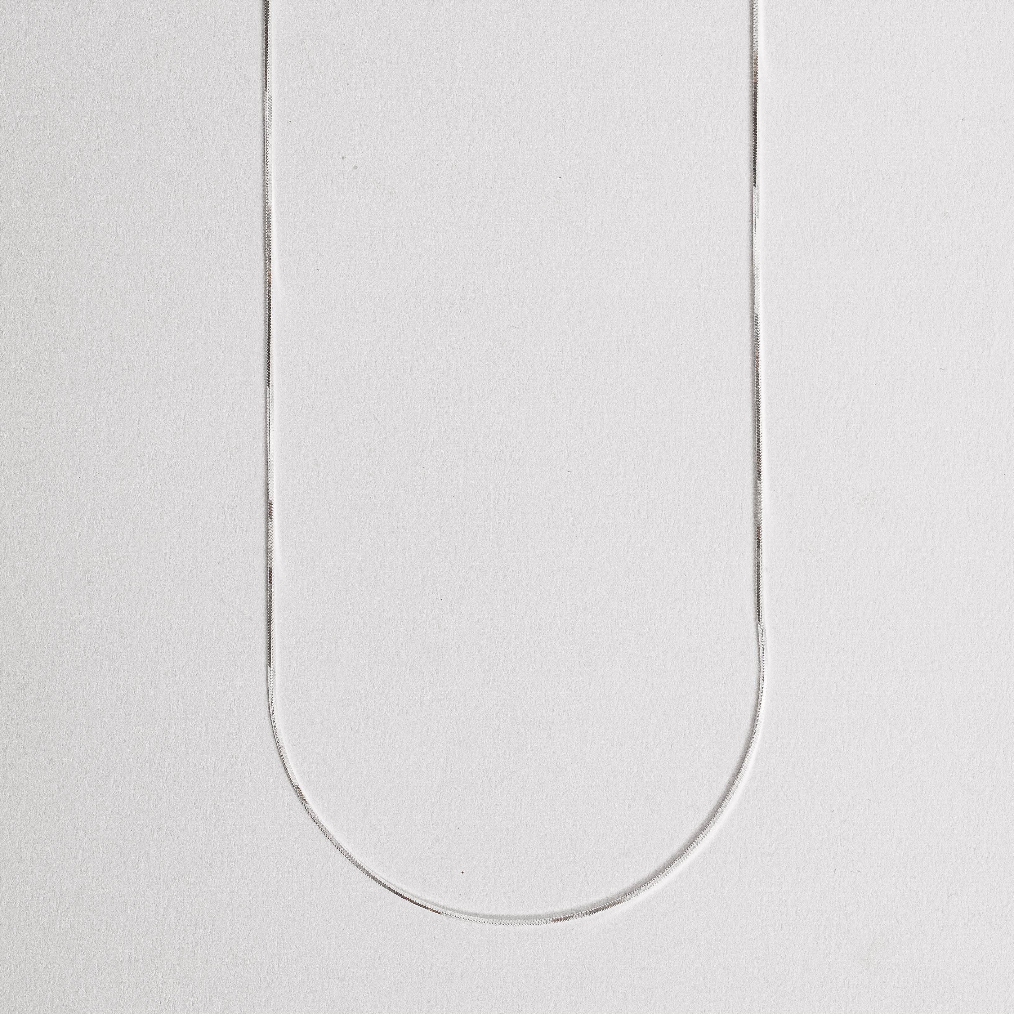 Corrente rabo de rato fio quadrado 0.8 50cm