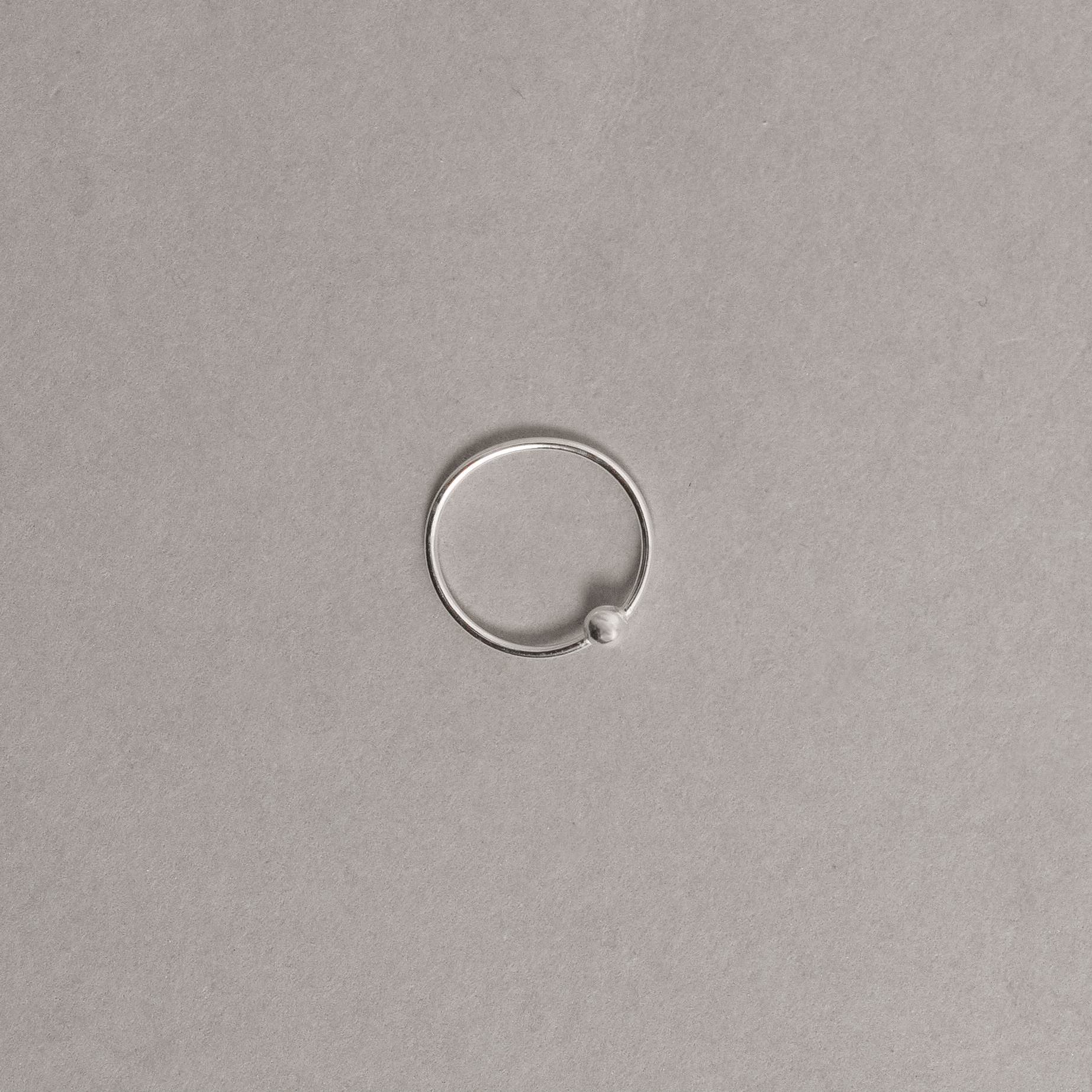 Piercing nariz argola com bola 10mm