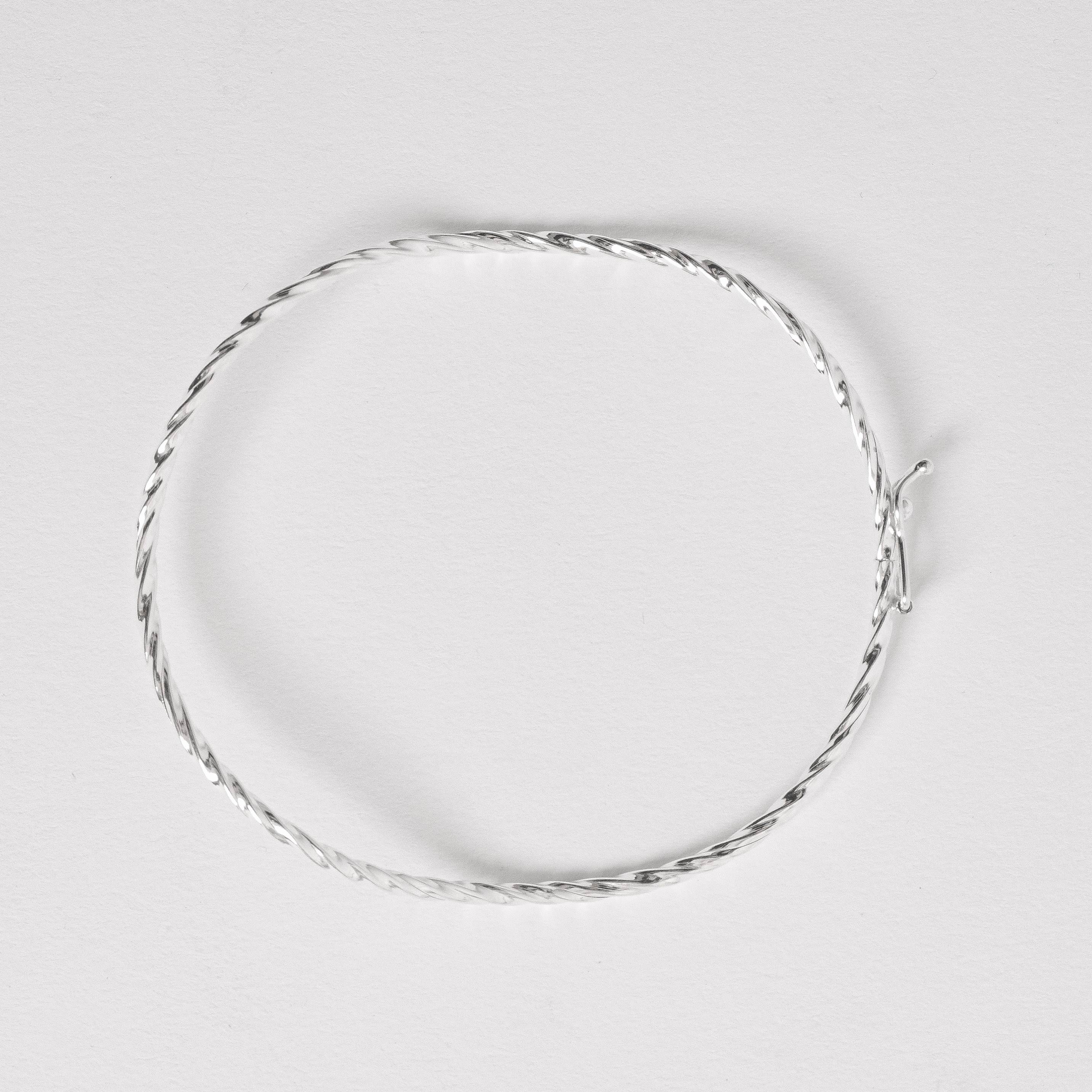 Bracelete 2.0 fio torcido ondulado