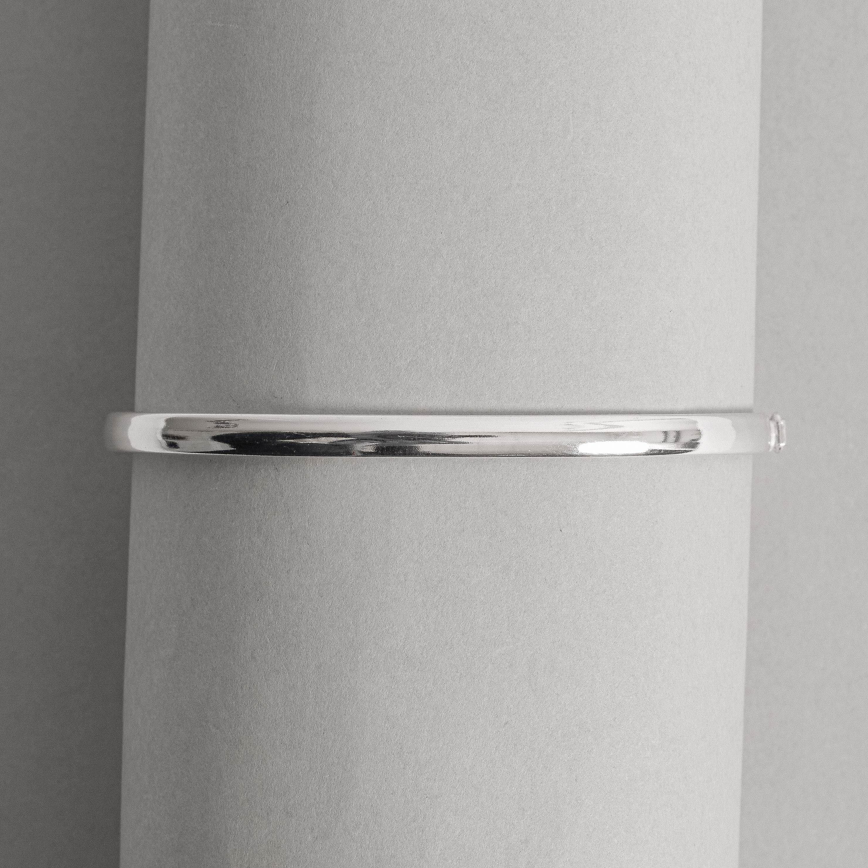 Bracelete 4mm fio meia cana