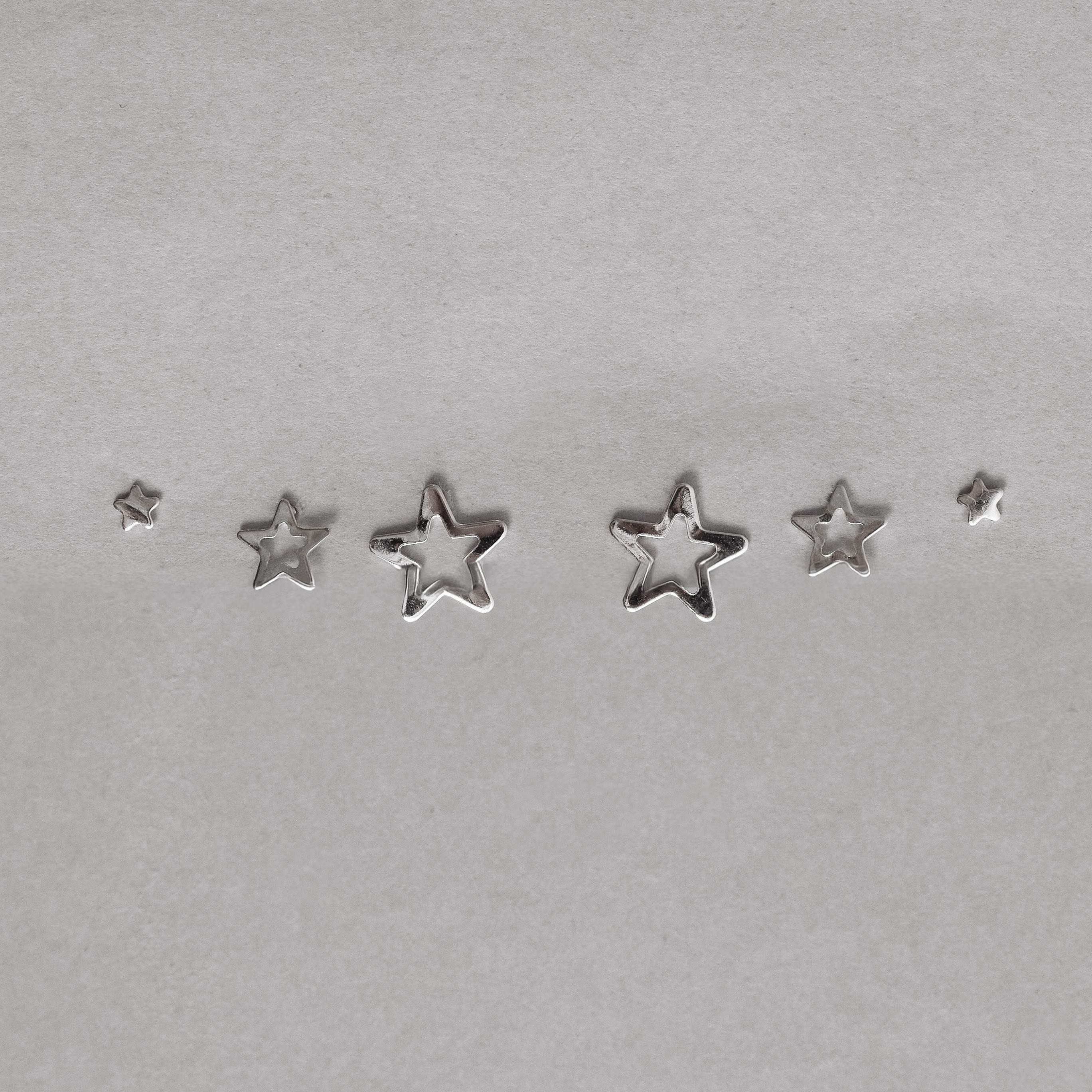 Imagem Secundária Trio estrela cheia e vazadas