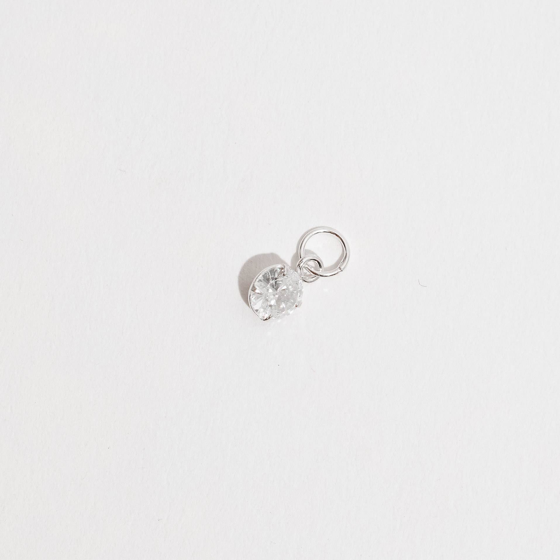 Imagem Secundária Pingente zircônia redonda cristal 5mm