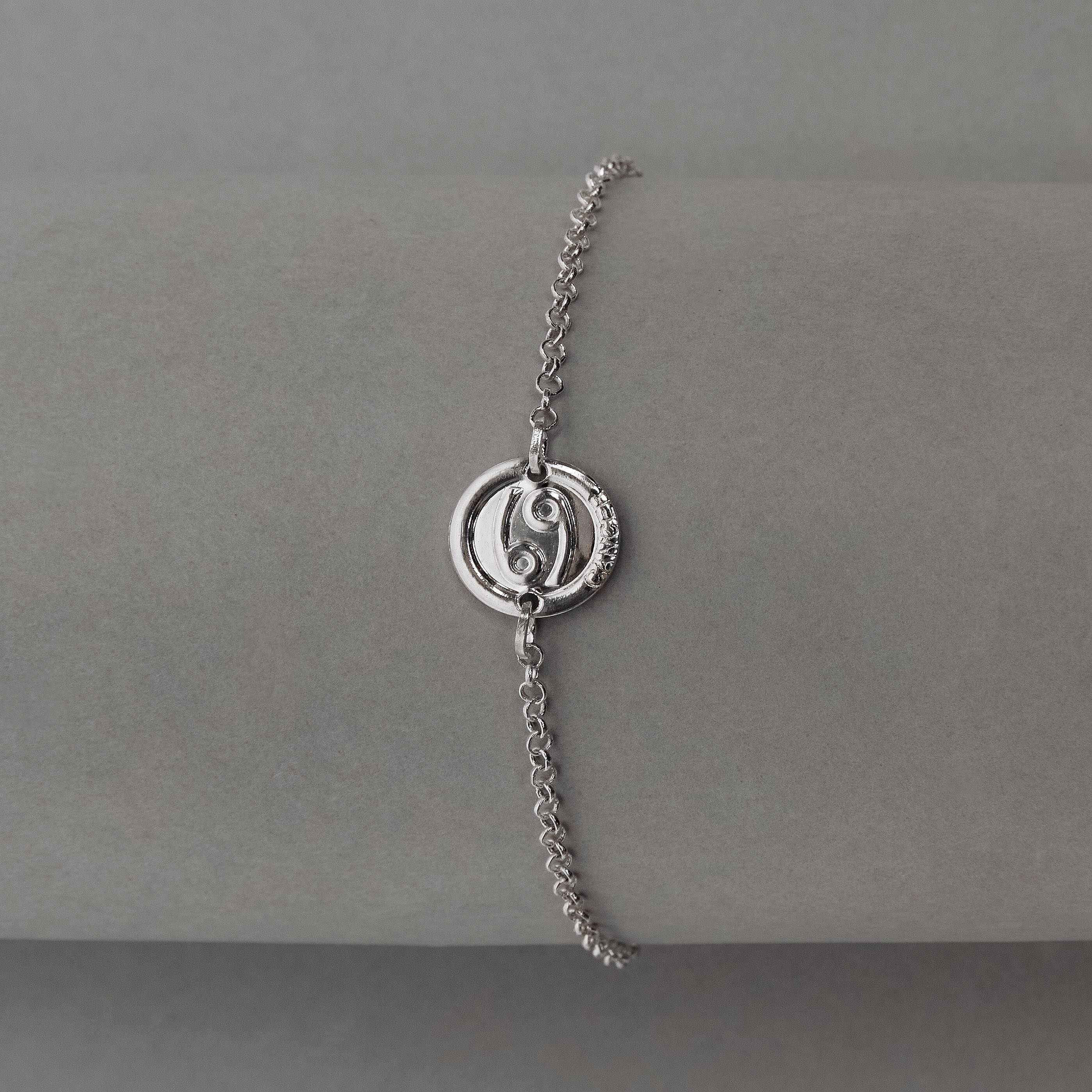 Imagem Secundária Pulseira entremeio signo câncer
