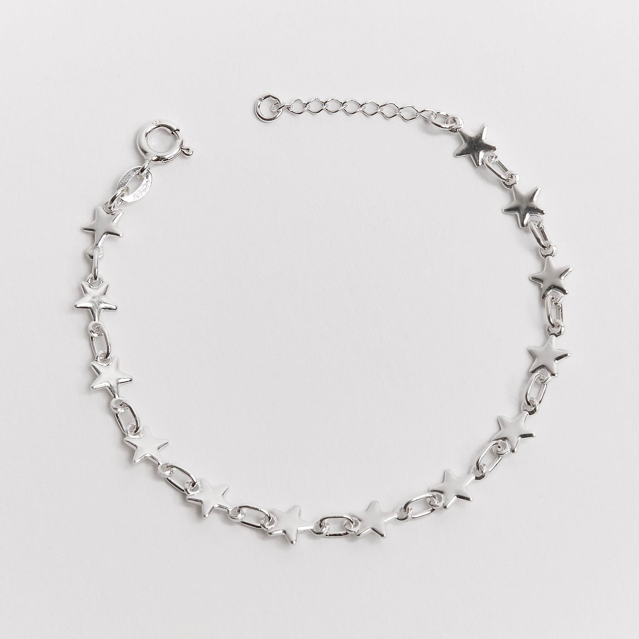 Imagem Pulseira entremeios estrela 6mm