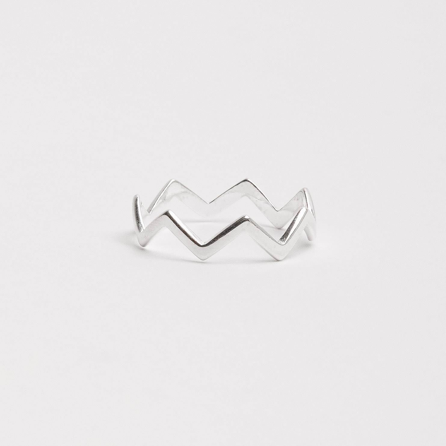 Anel zig zag