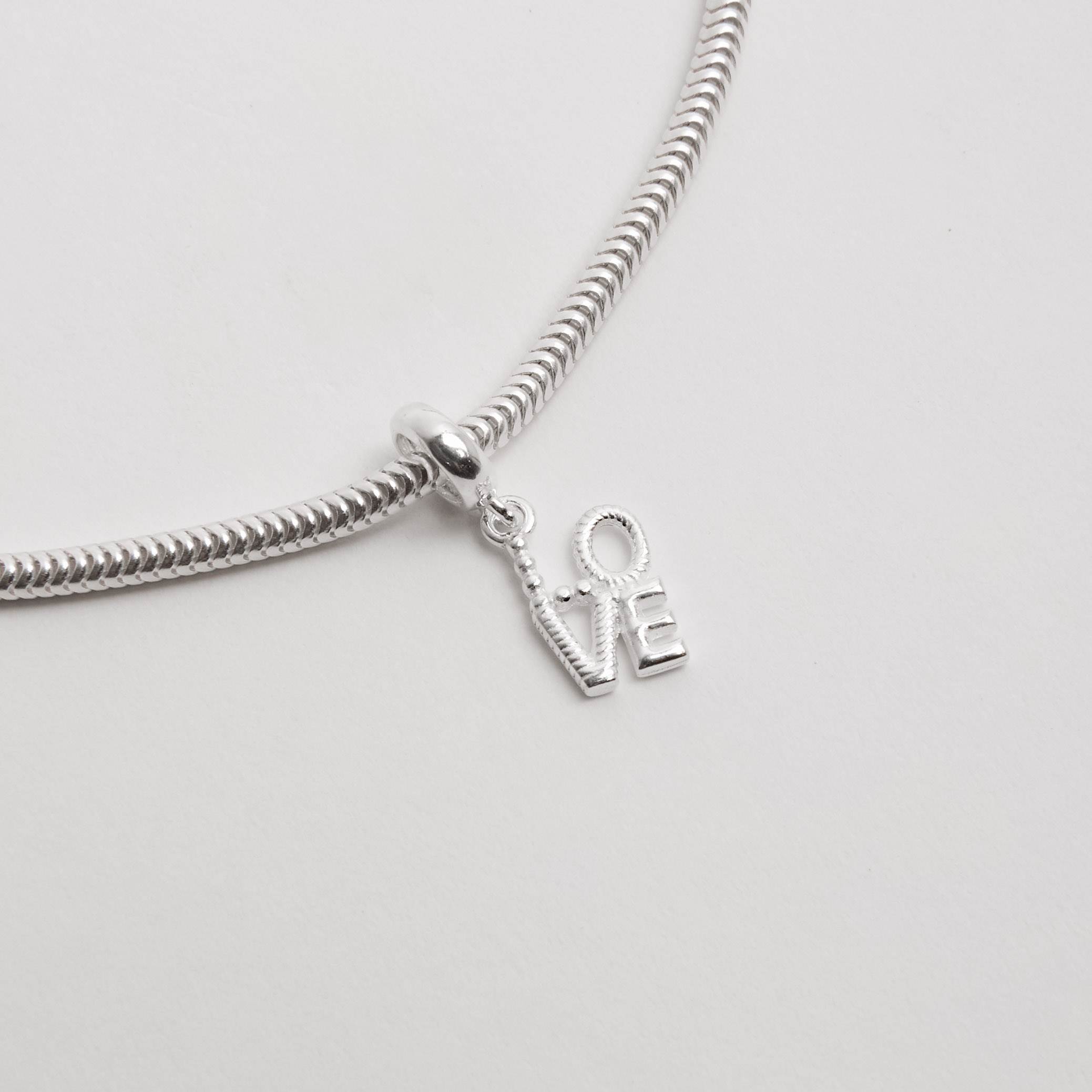 Imagem Secundária Berloque pingente love 9mm
