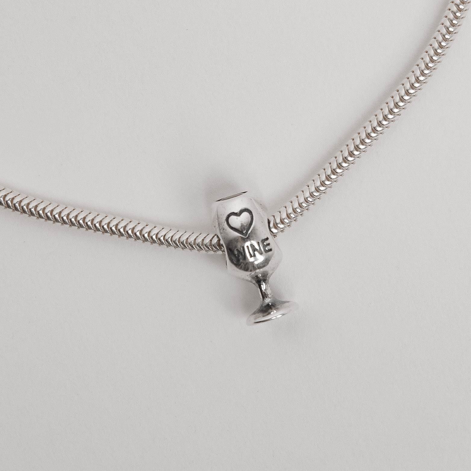 Imagem Secundária Berloque separador taça wine 14mm detalhe zircônia envelhecido