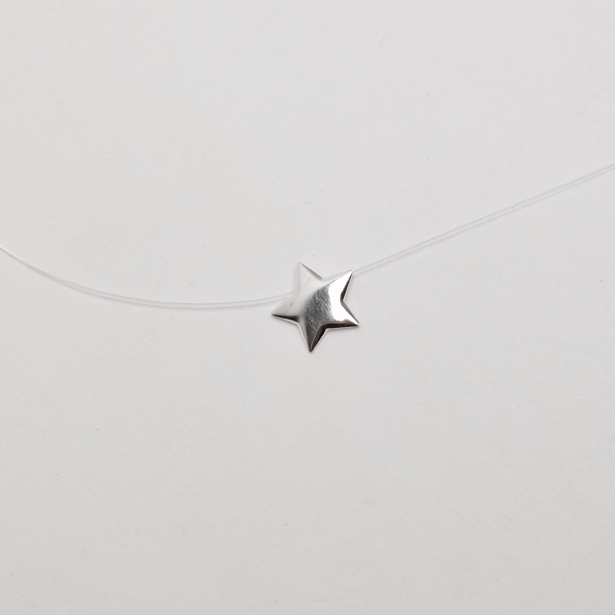 Colar nylon estrela 11mm 40cm