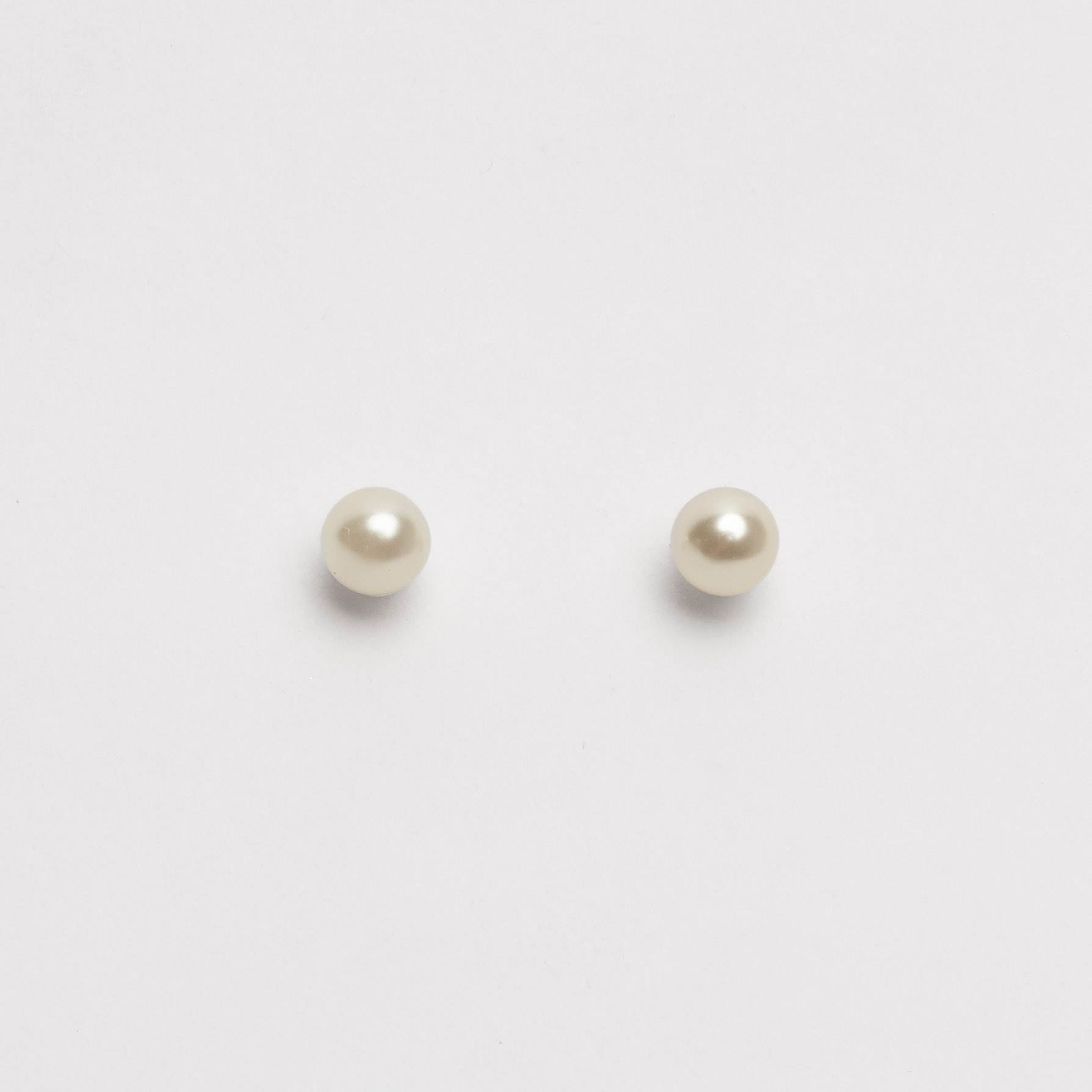 Brinco pérola 5mm