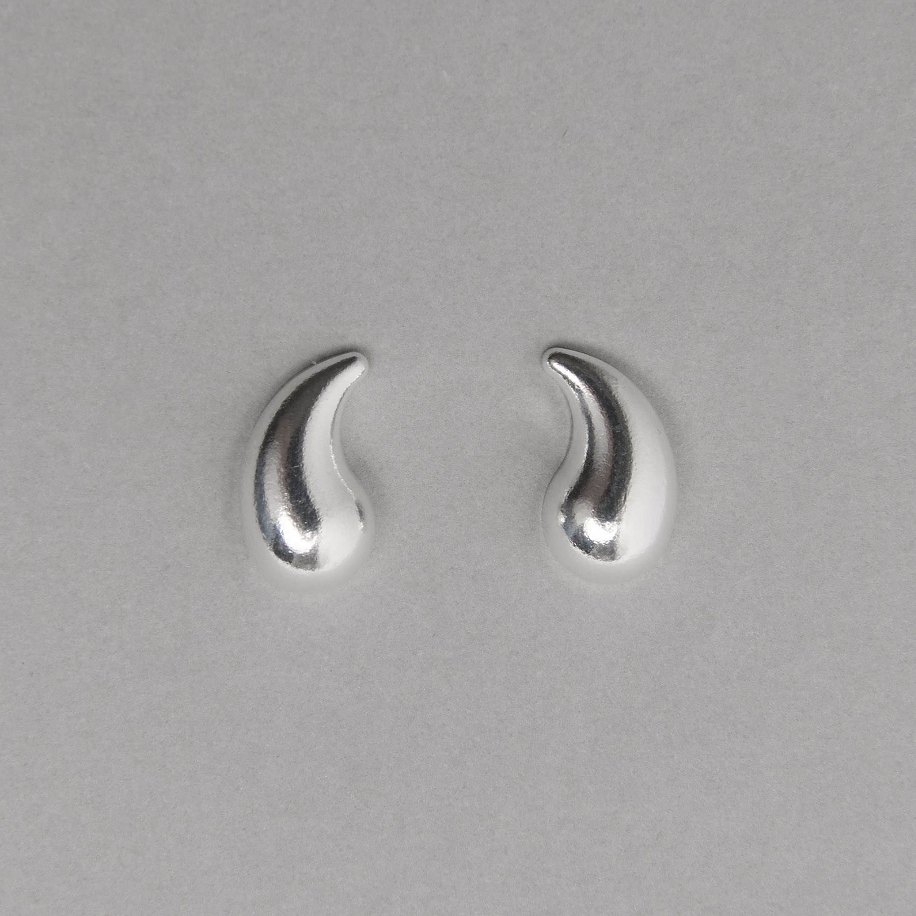 Imagem Secundária Brinco gota curvada 13mm