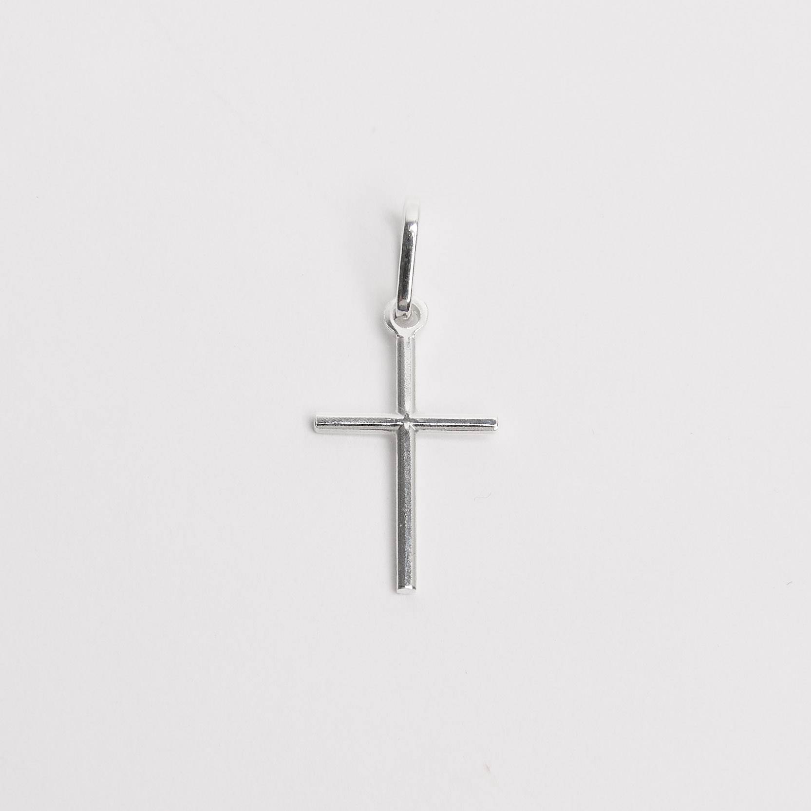 Pingente cruz palito 18mm