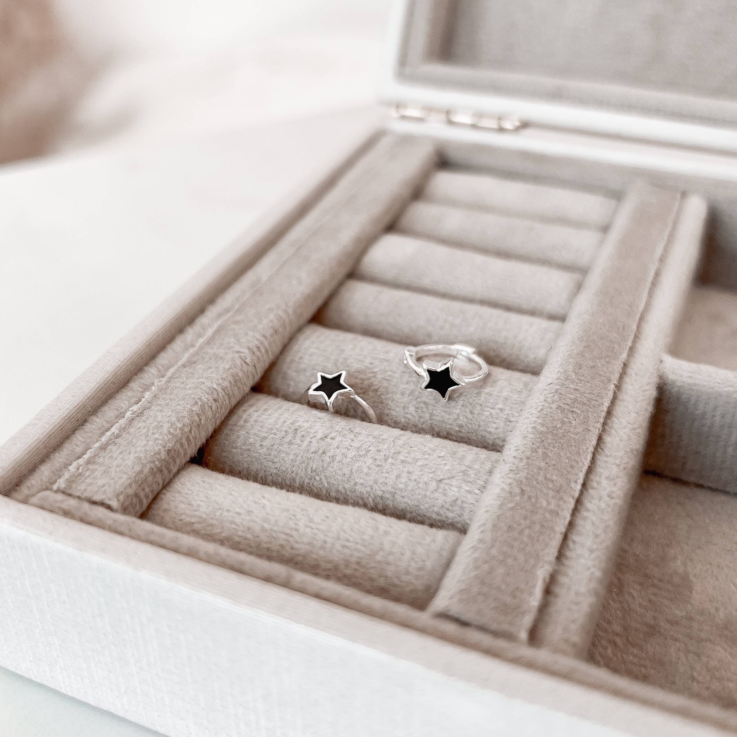 Imagem Argola click 11mm detalhe estrela resina