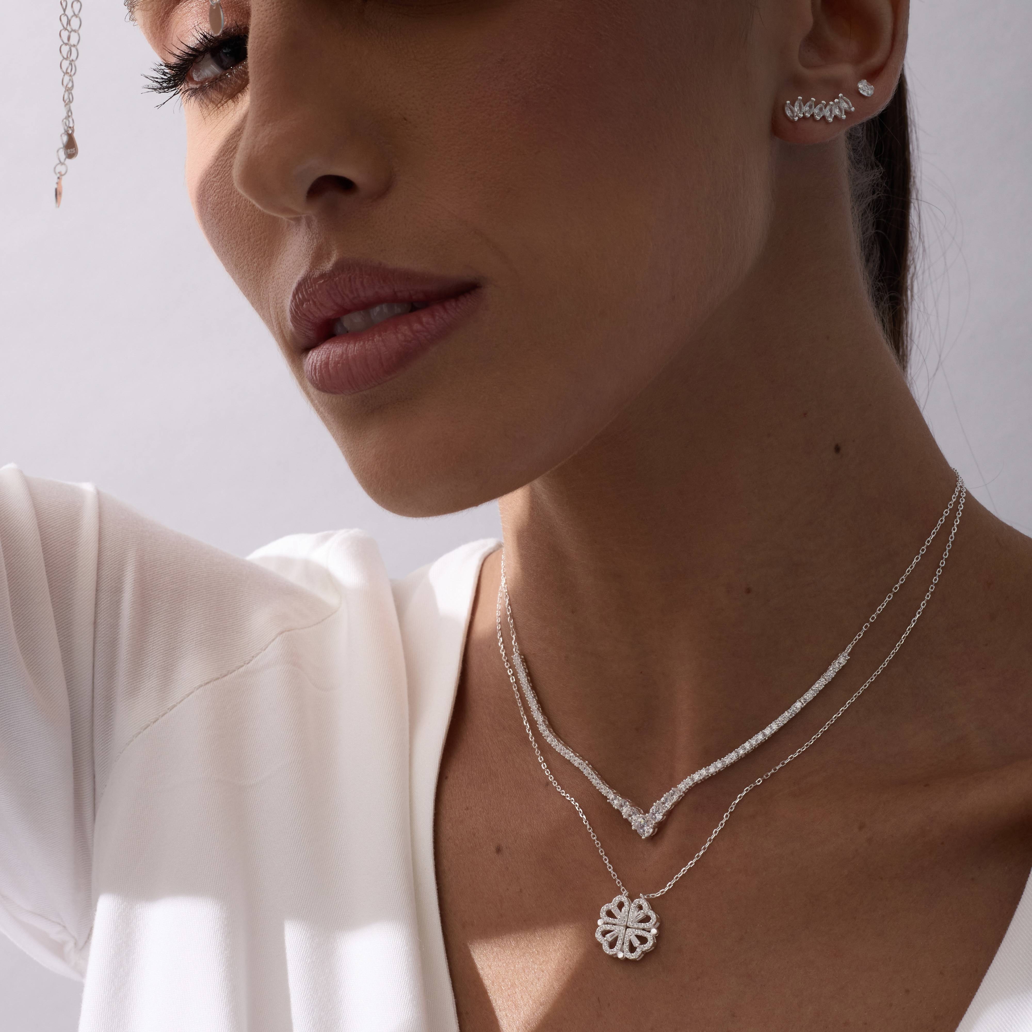 Imagem Secundária Colar Riviera corrente cadeado 40+5cm