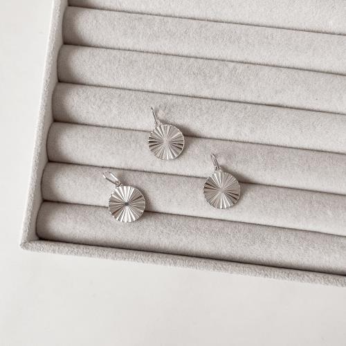 Pingente medalha com vinco 18mm