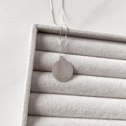 Colar pingente constelação signo escorpião 45cm
