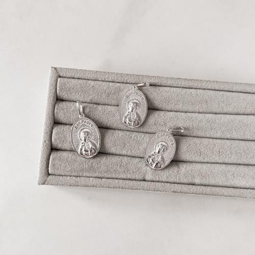 Pingente medalha São Pedro 20mm