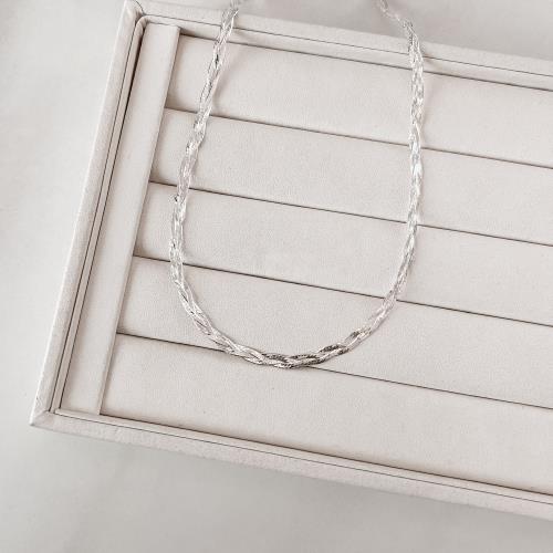 Corrente trança 3 fios 45cm