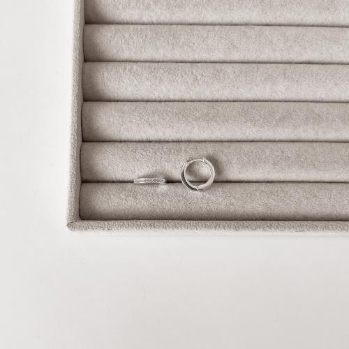 Argola click 13mm cravejada