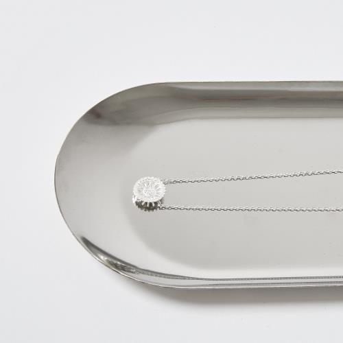 Colar botão todo cravejado 12mm corrente cadeado 40+5cm