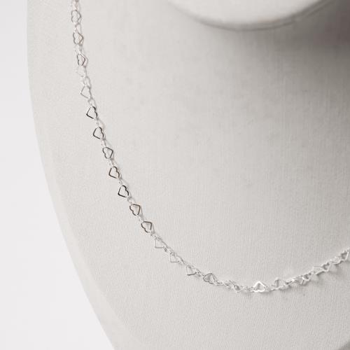 Corrente coração 3.4 45cm