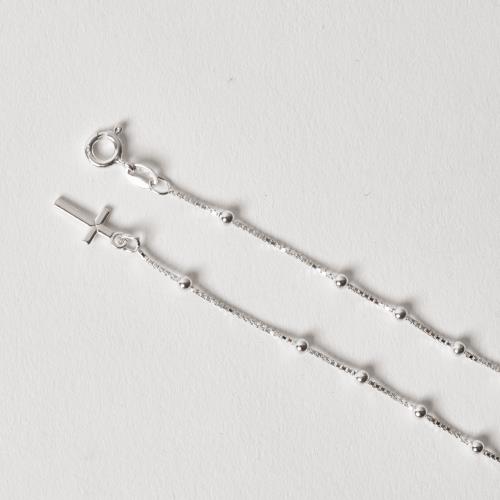 Pulseira veneziana v15 terço bolas 2.3mm