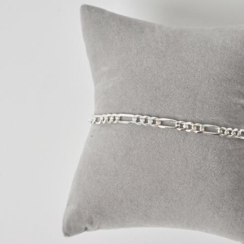 Pulseira corrente 3x1 flat 3.6 21cm