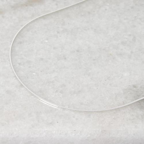 Corrente rabo de rato fio quadrado 0.8 40cm